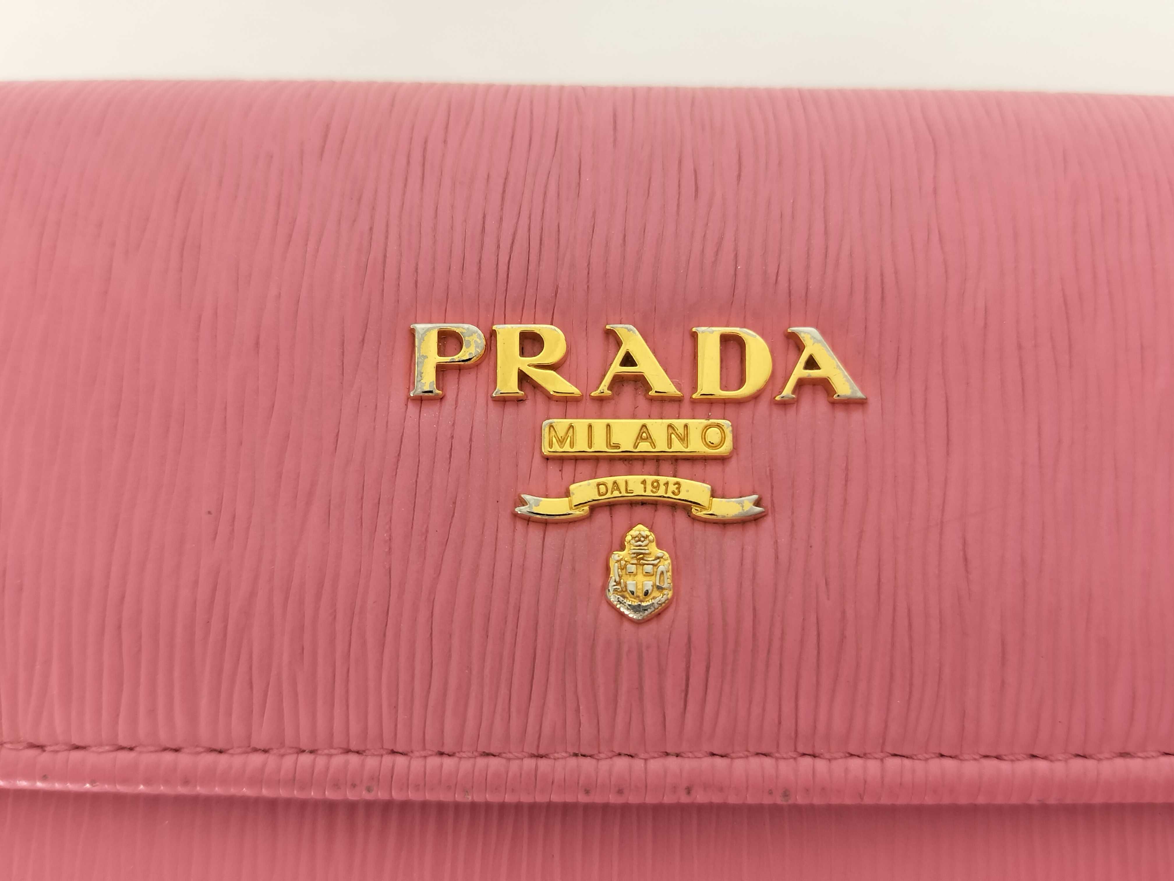 Leather Wallet, Pink — view 10