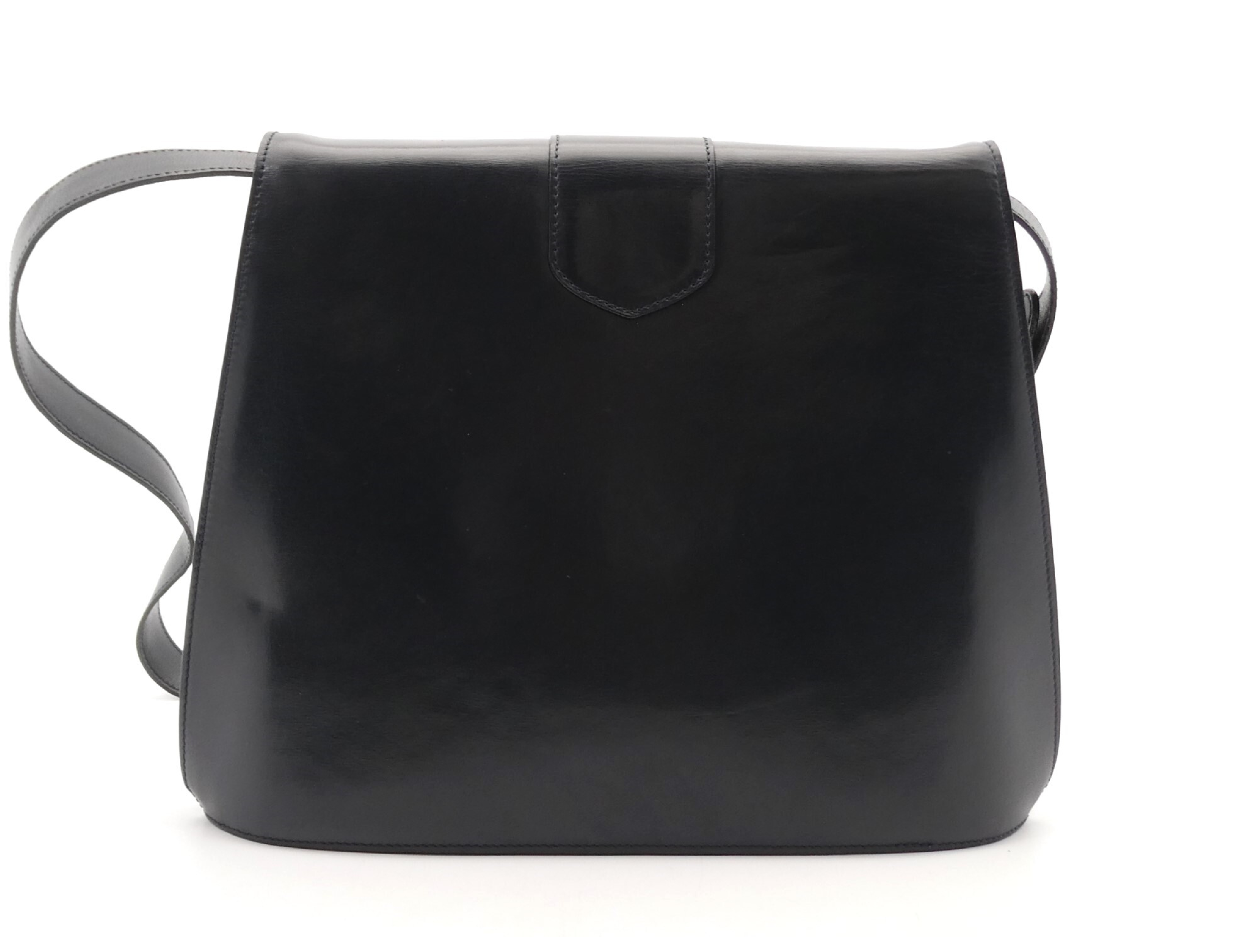 logo hardware leather shoulder bag — view 2