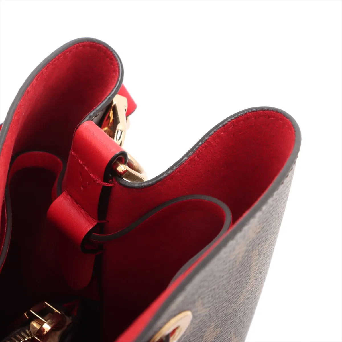 Monogram Neonoe M44021 MI4119 Red x Brown RFID reaction available — view 12