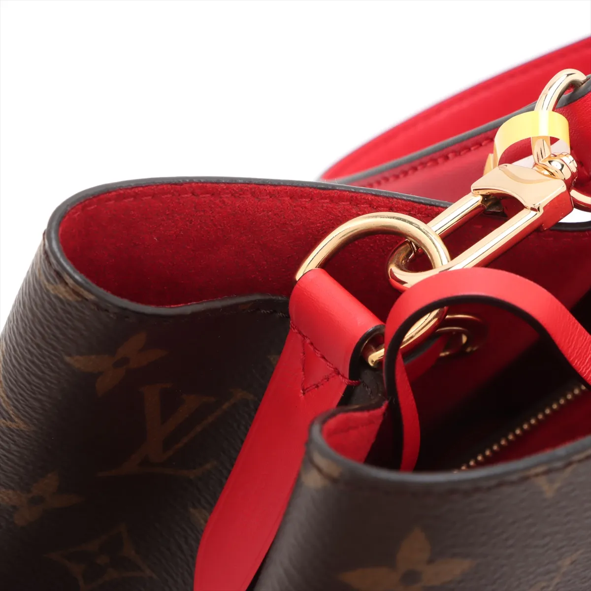 Monogram Neonoe M44021 MI4119 Red x Brown RFID reaction available — view 13