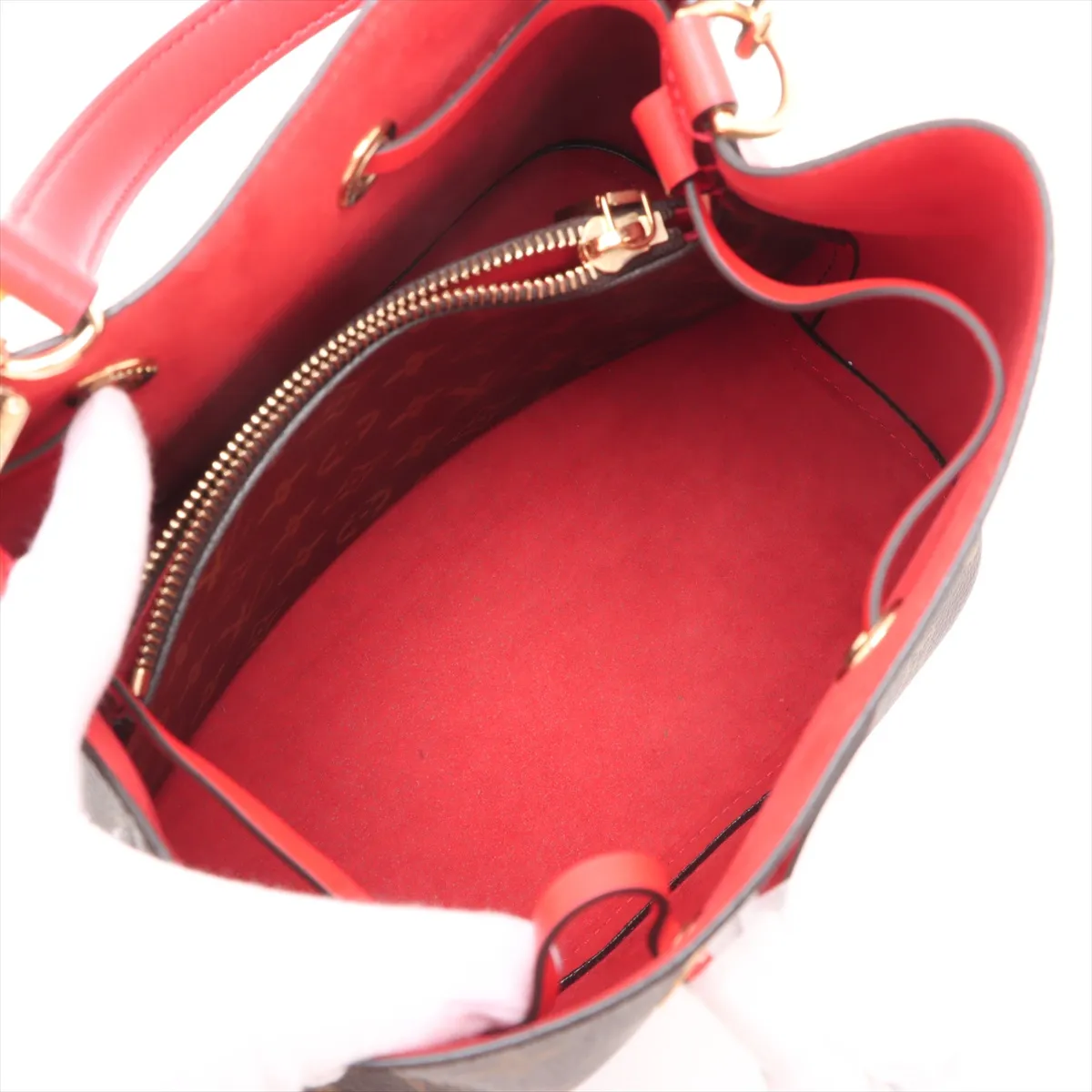 Monogram Neonoe M44021 MI4119 Red x Brown RFID reaction available — view 8