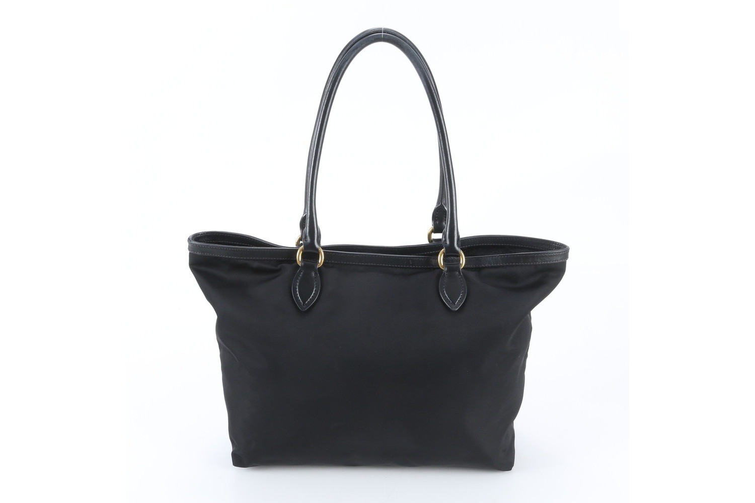 Guaranteed Authentic Tessuto Nylon 1BG158 Leather Tote Bag — view 3