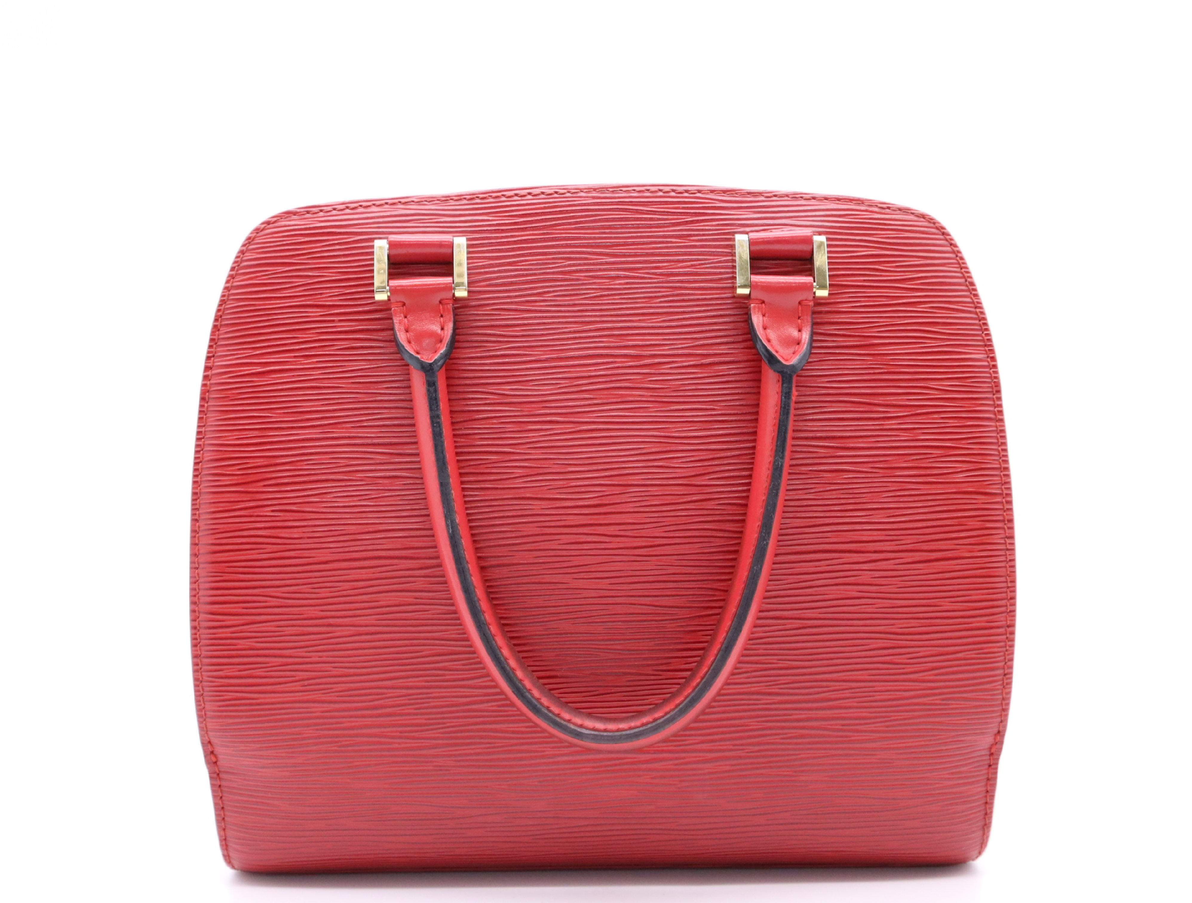 M52057 Epi Pont Neuf Castilian Red Handbag — view 2