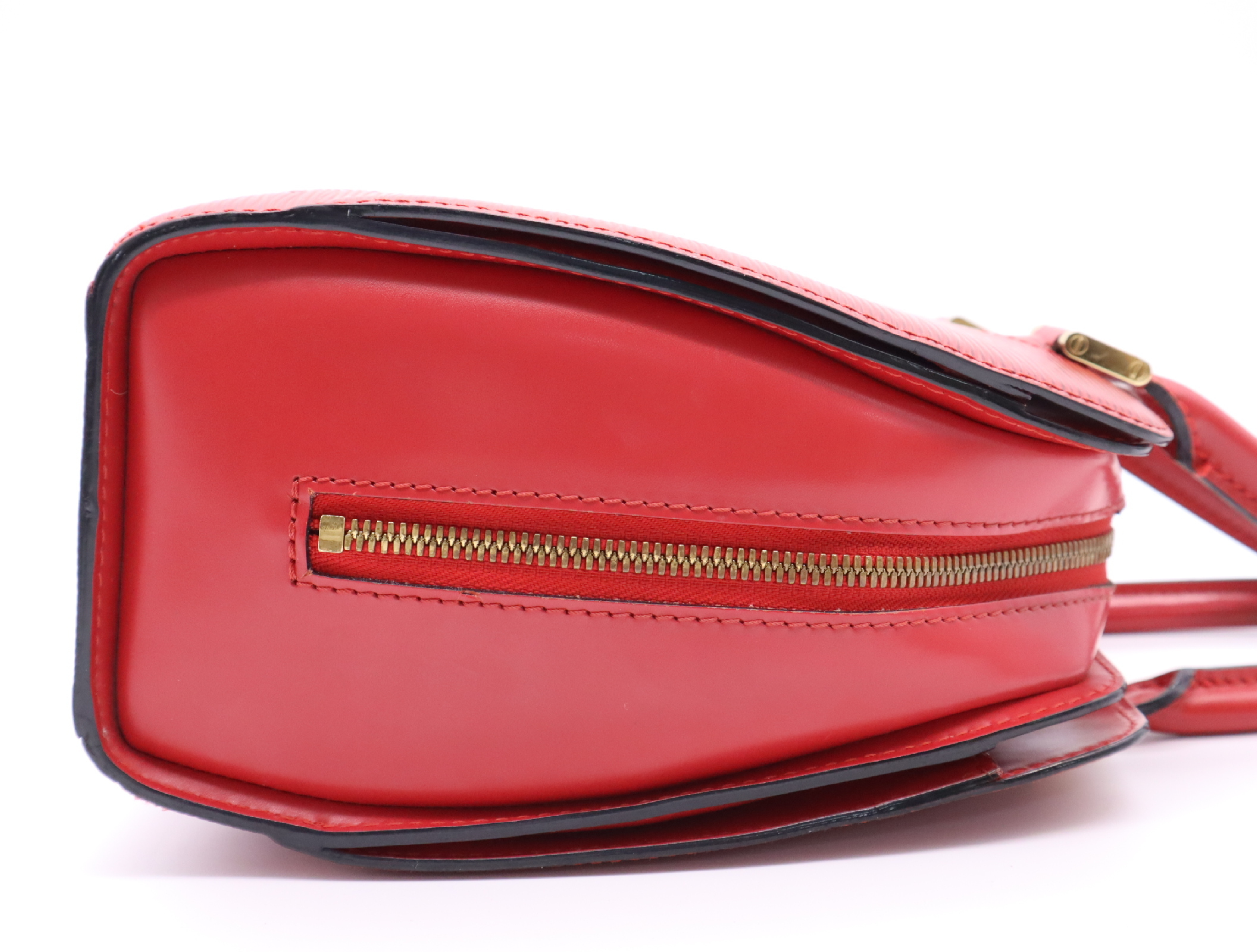 M52057 Epi Pont Neuf Castilian Red Handbag — view 5