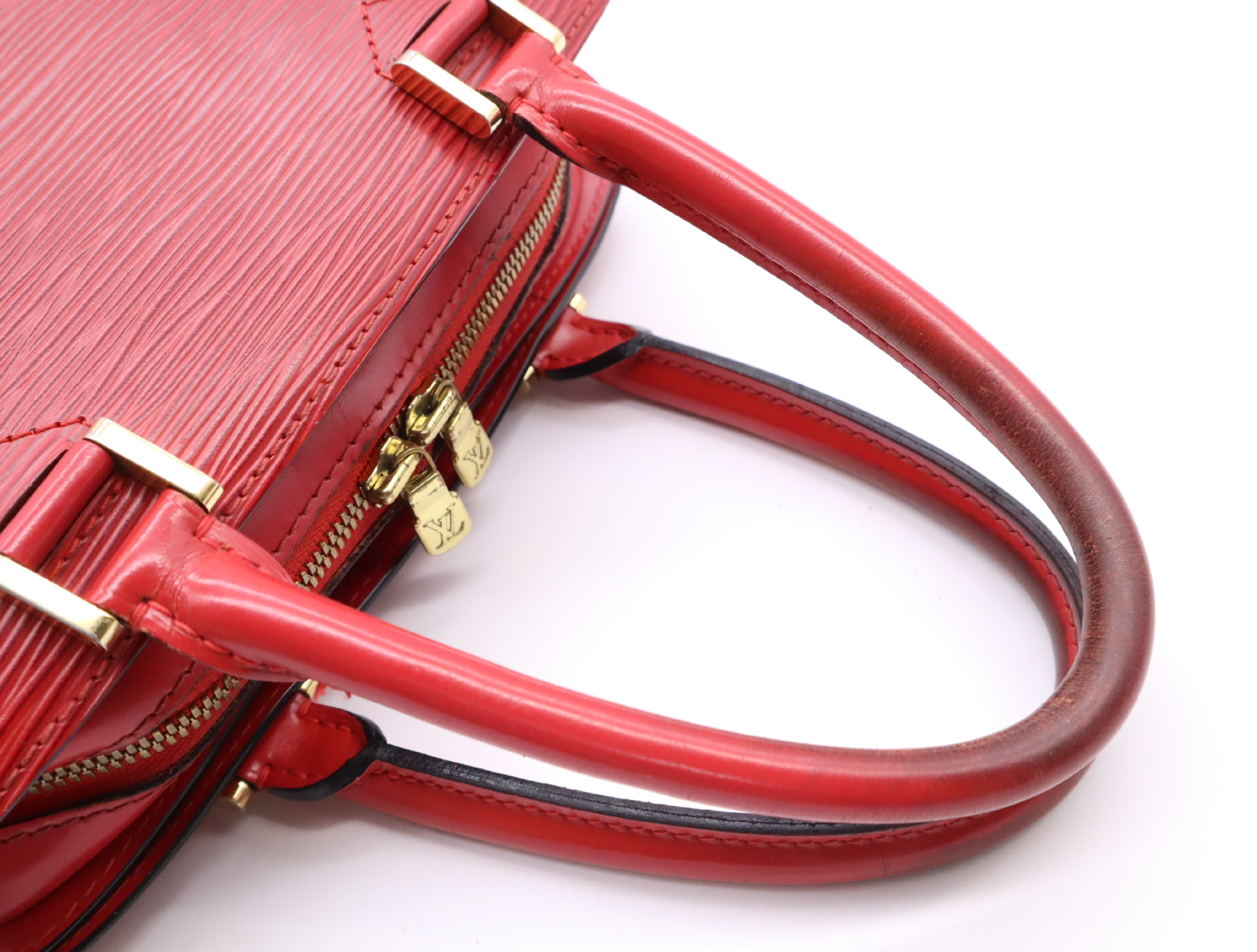 M52057 Epi Pont Neuf Castilian Red Handbag — view 10