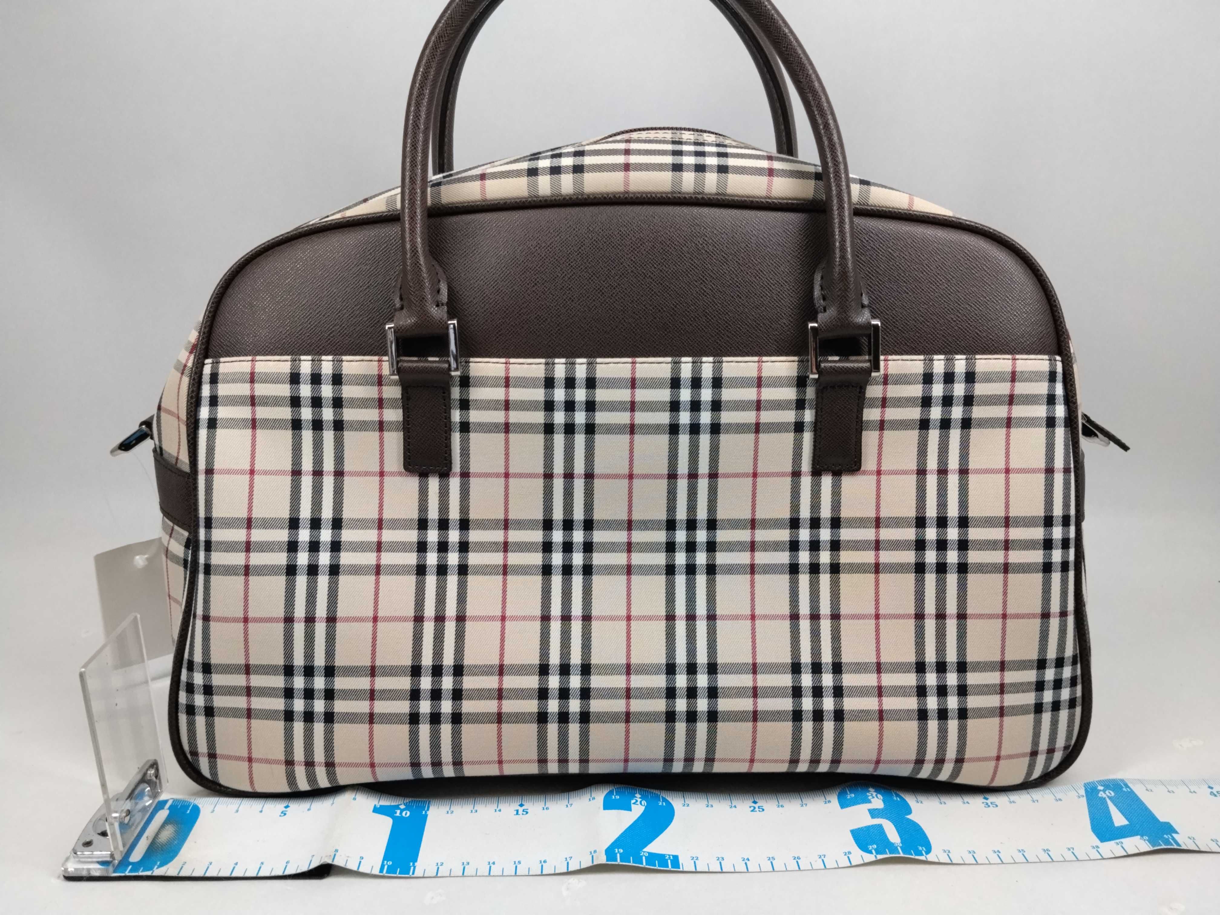 Check 2-way Boston Bag — view 2