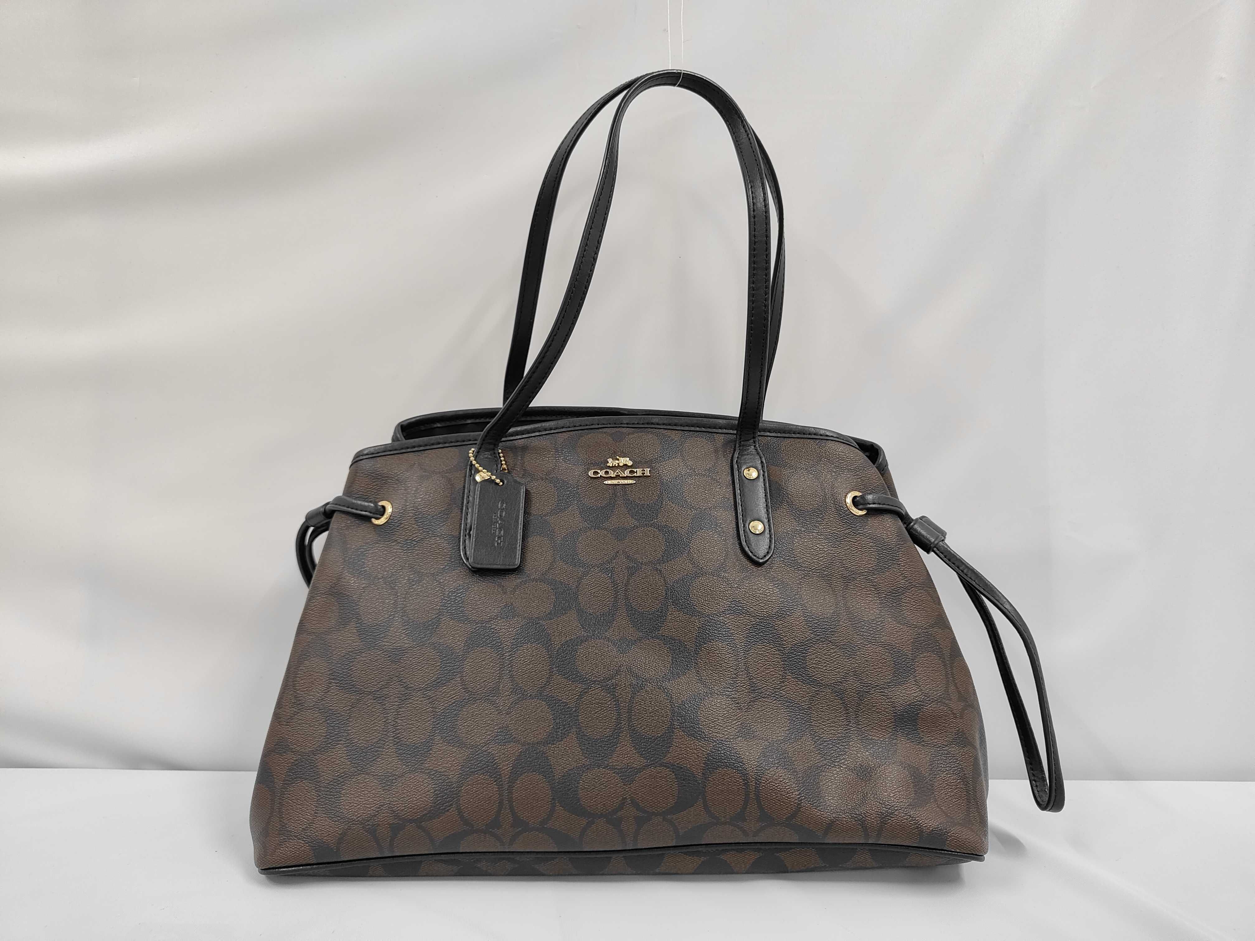 Coach Signature PVC Leather Tote Bag