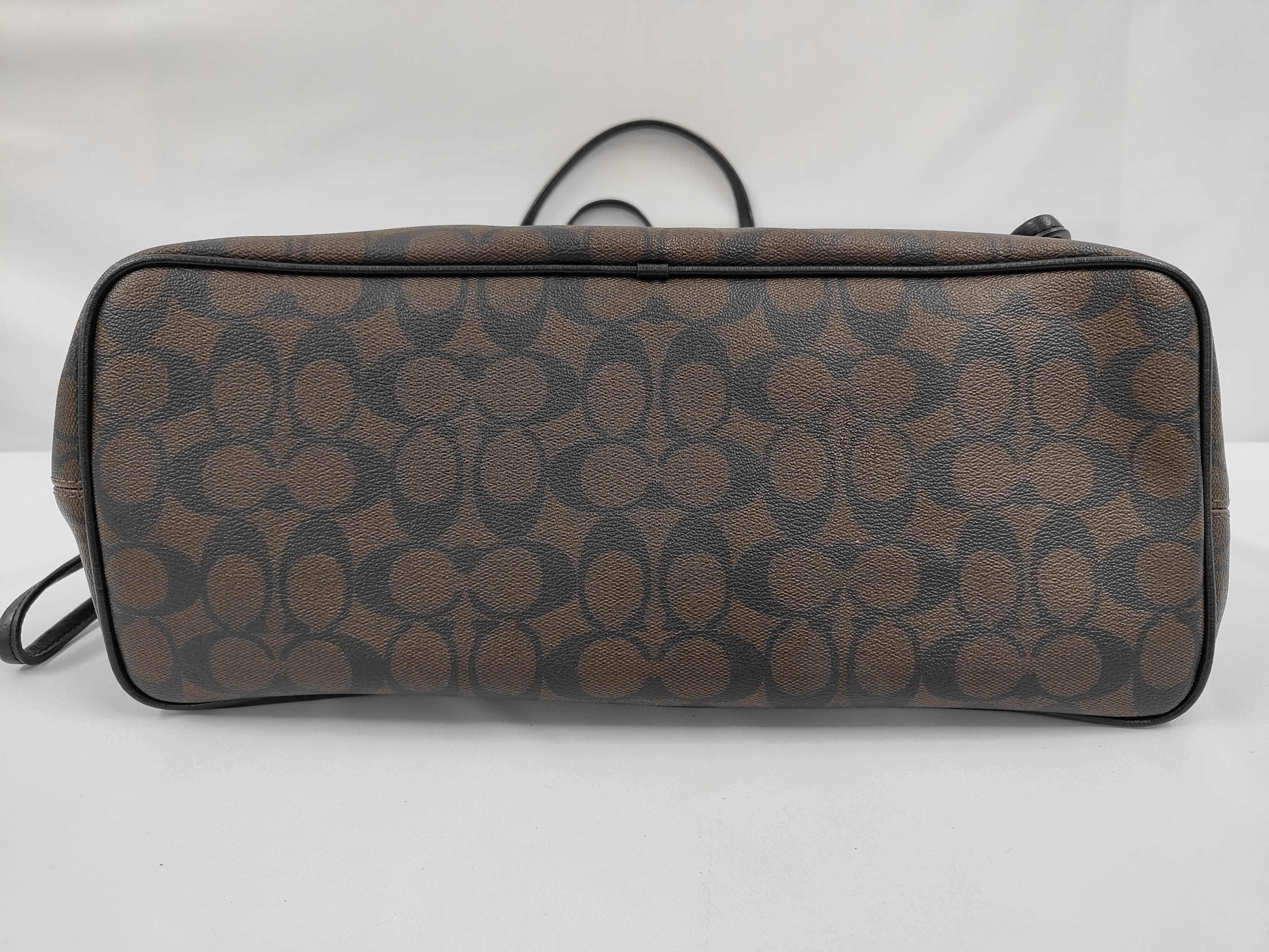 Coach Signature PVC Leather Tote Bag — view 3