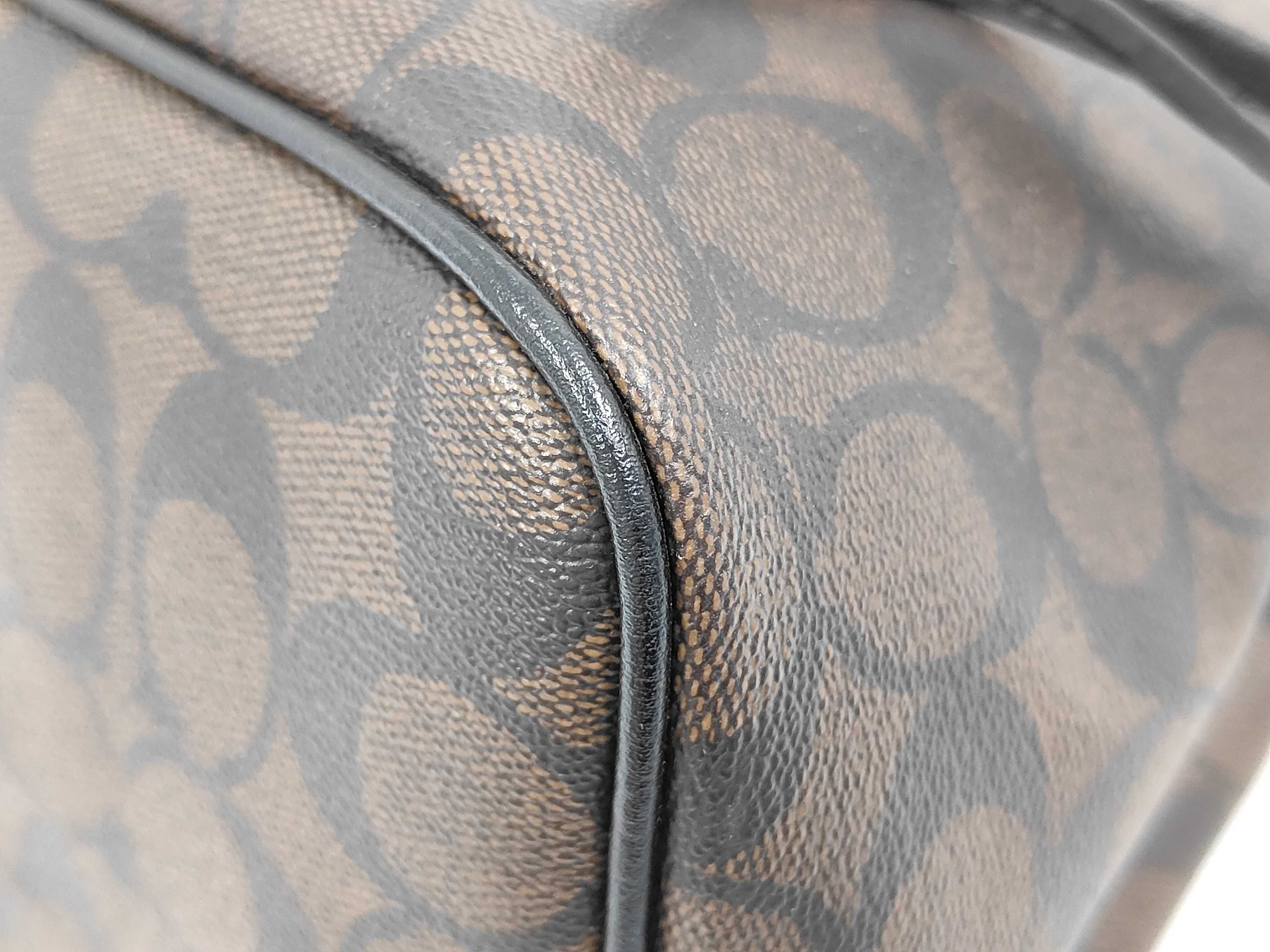 Coach Signature PVC Leather Tote Bag — view 5