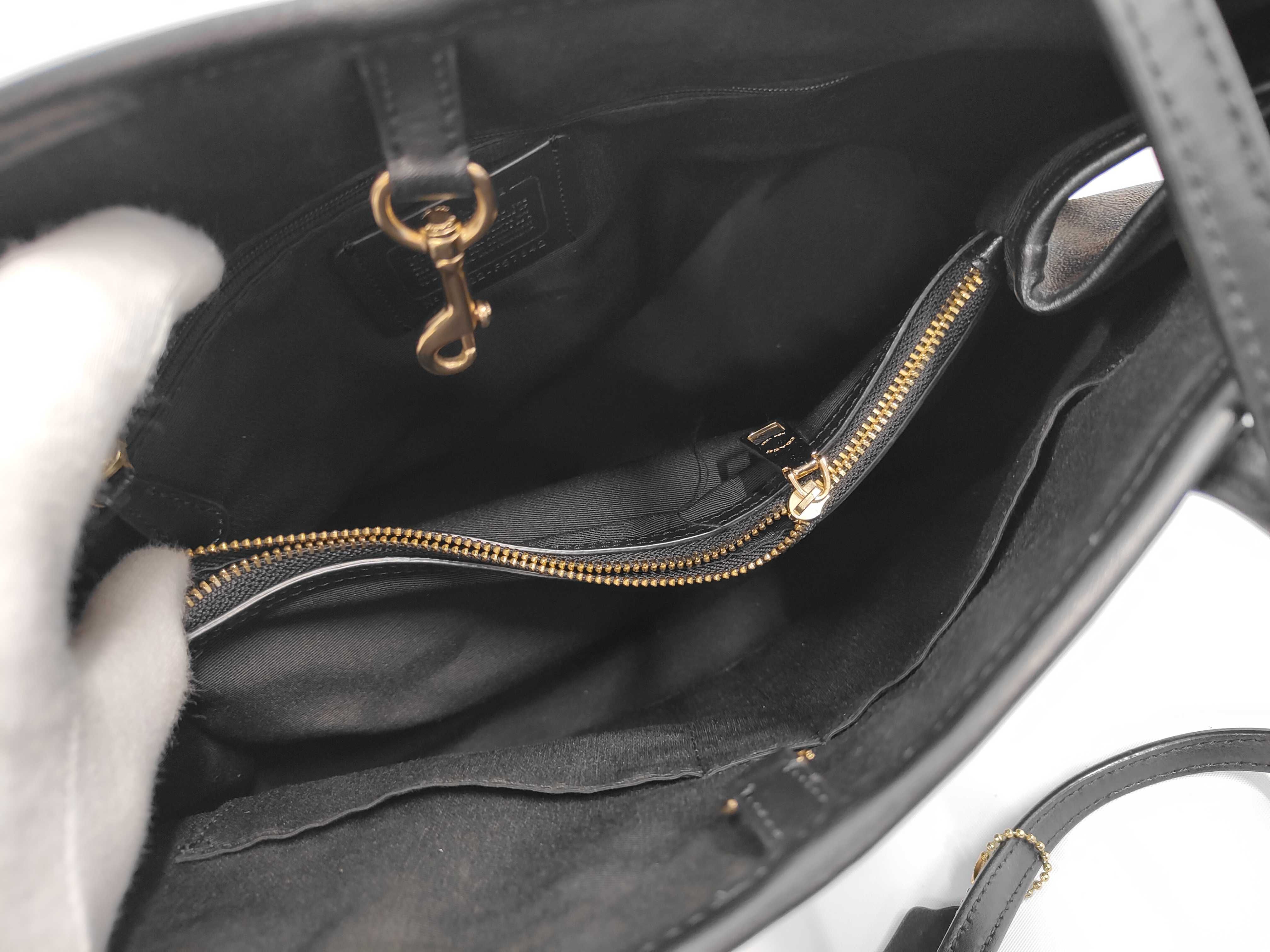 Coach Signature PVC Leather Tote Bag — view 8