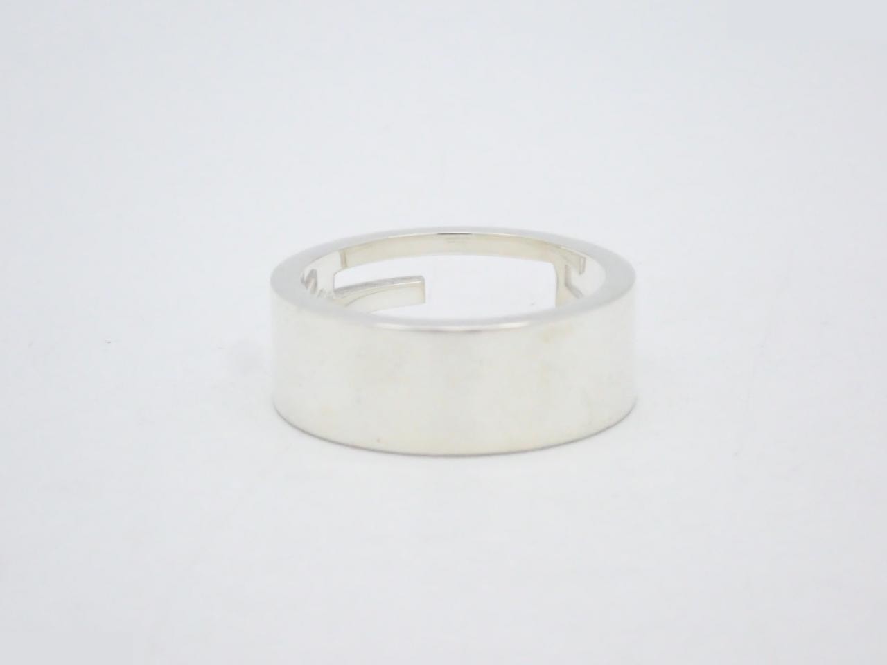 ring, branded G, cutout G, sterling silver (SV925), size 16, with box. — view 2