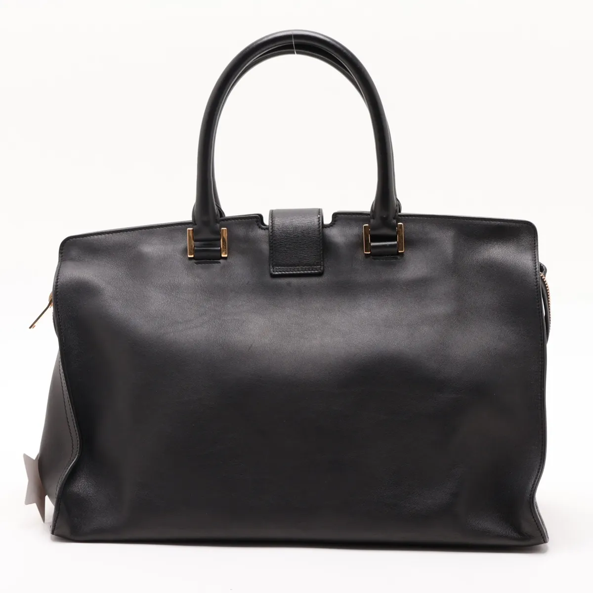 Cabas 394458 Leather Handbag, Black — view 2