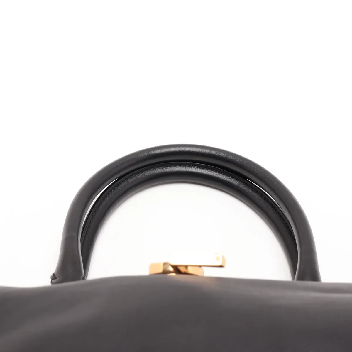 Cabas 394458 Leather Handbag, Black — view 6