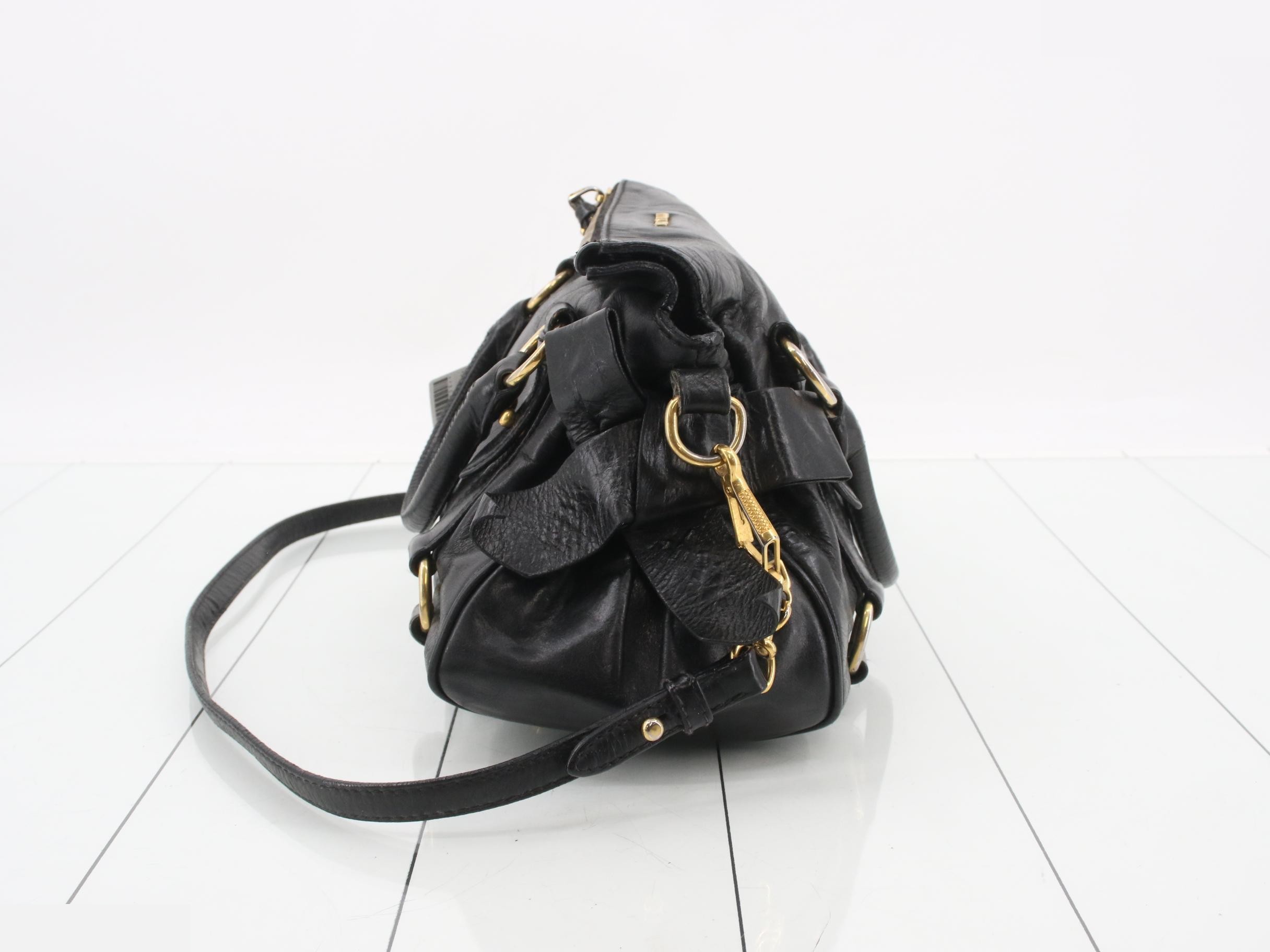 Leather handbag, 2-way — view 3
