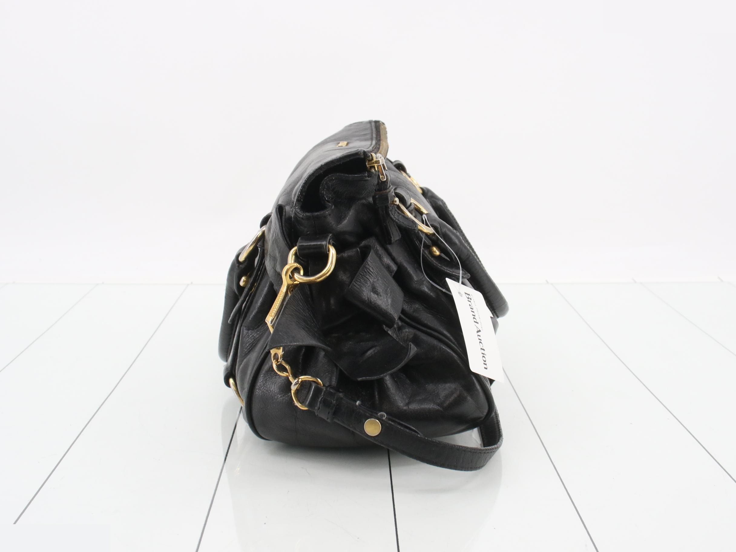 Leather handbag, 2-way — view 4