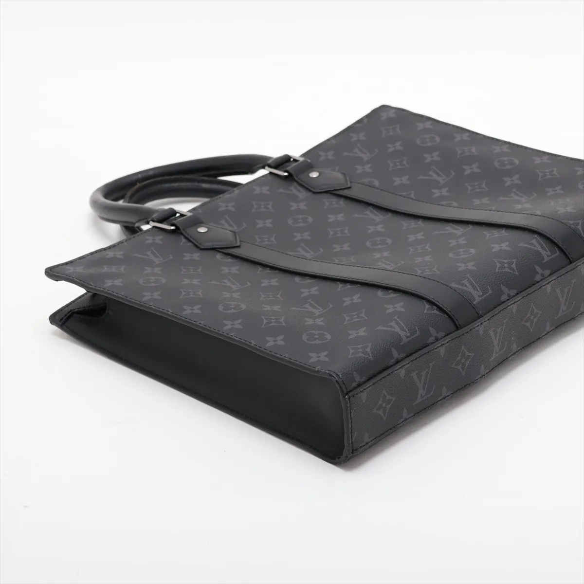 Monogram Eclipse Sac Plat Horizontal Zip M11742 (Serial Number Unknown) Black (Other Model Strap) — view 4