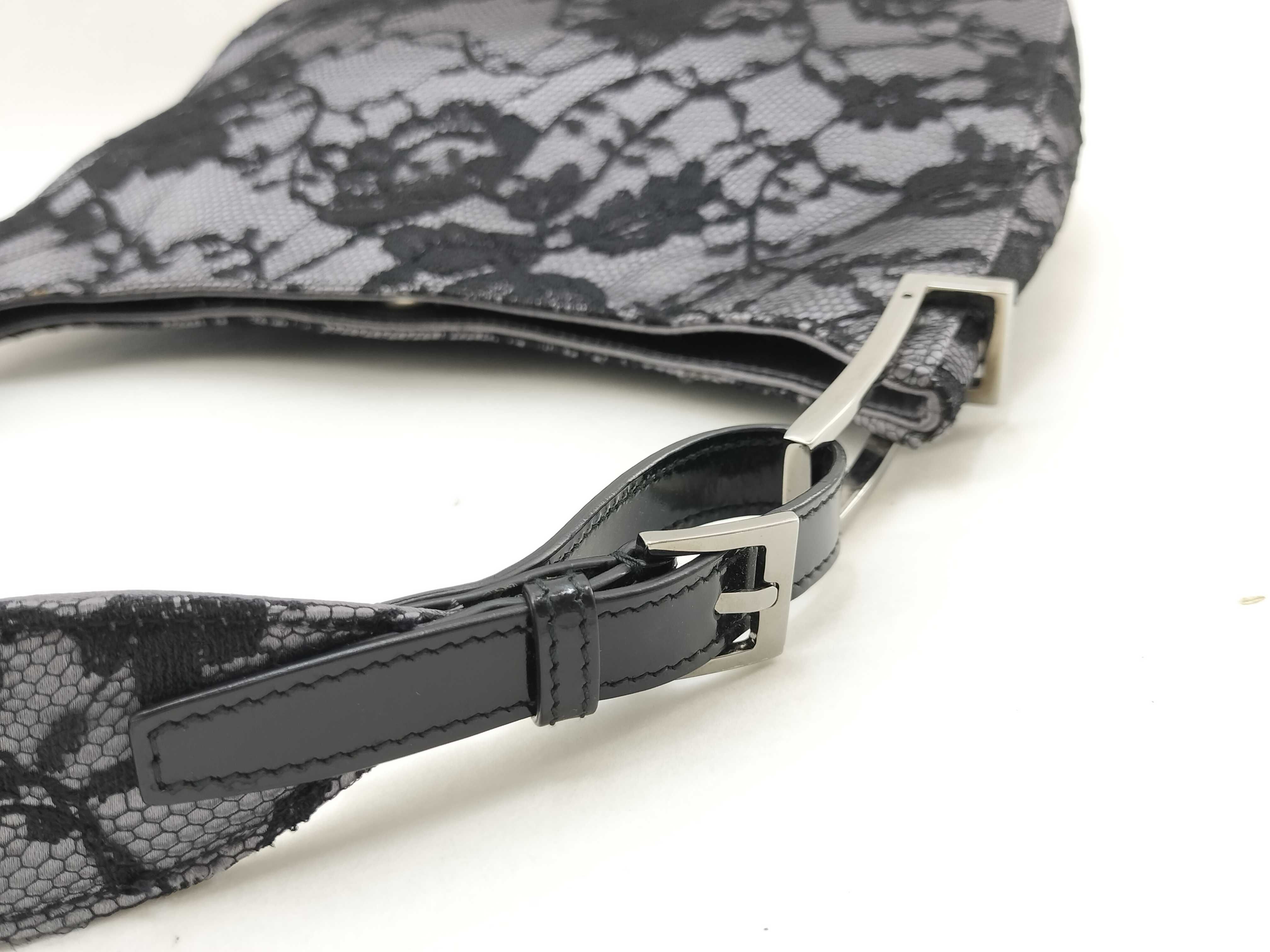 Purple Satin Lace Boho Underarm Bag Handbag — view 8