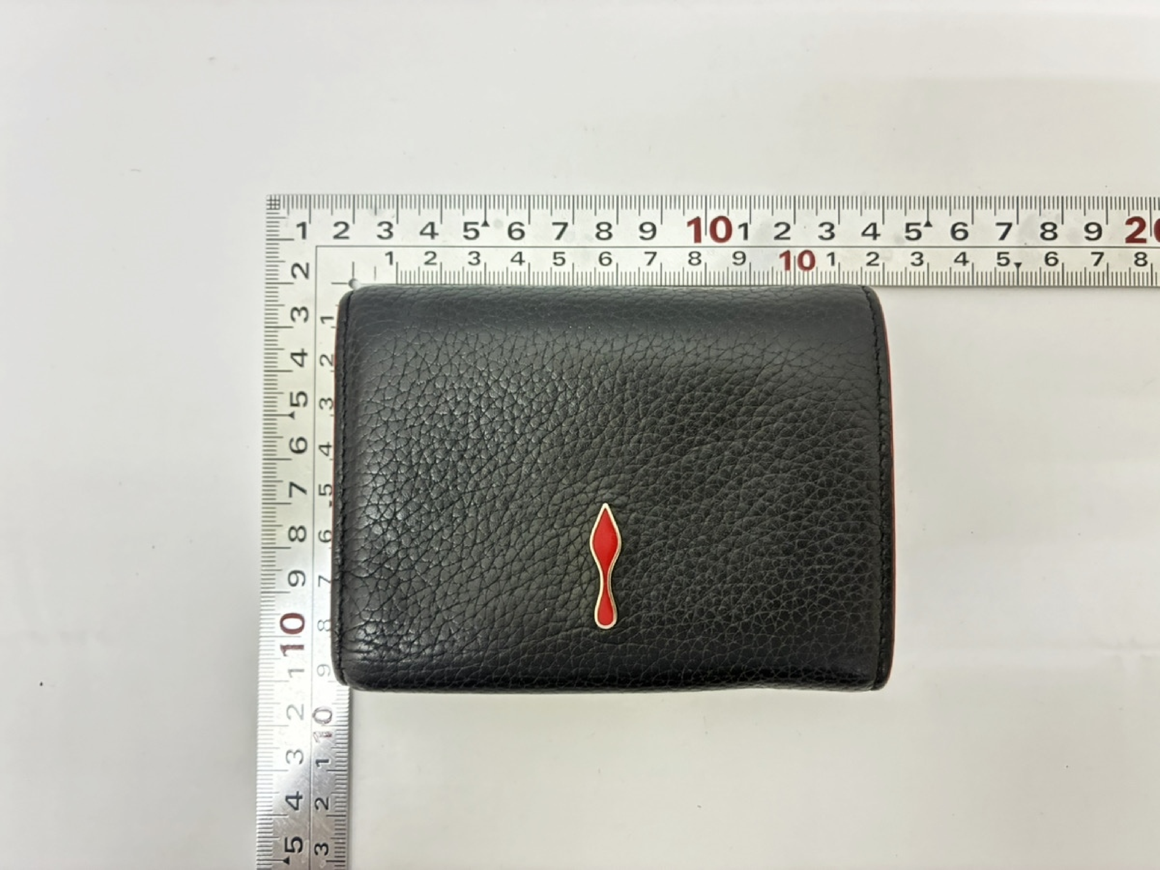 Tri-fold Wallet, Leather/Black — view 2