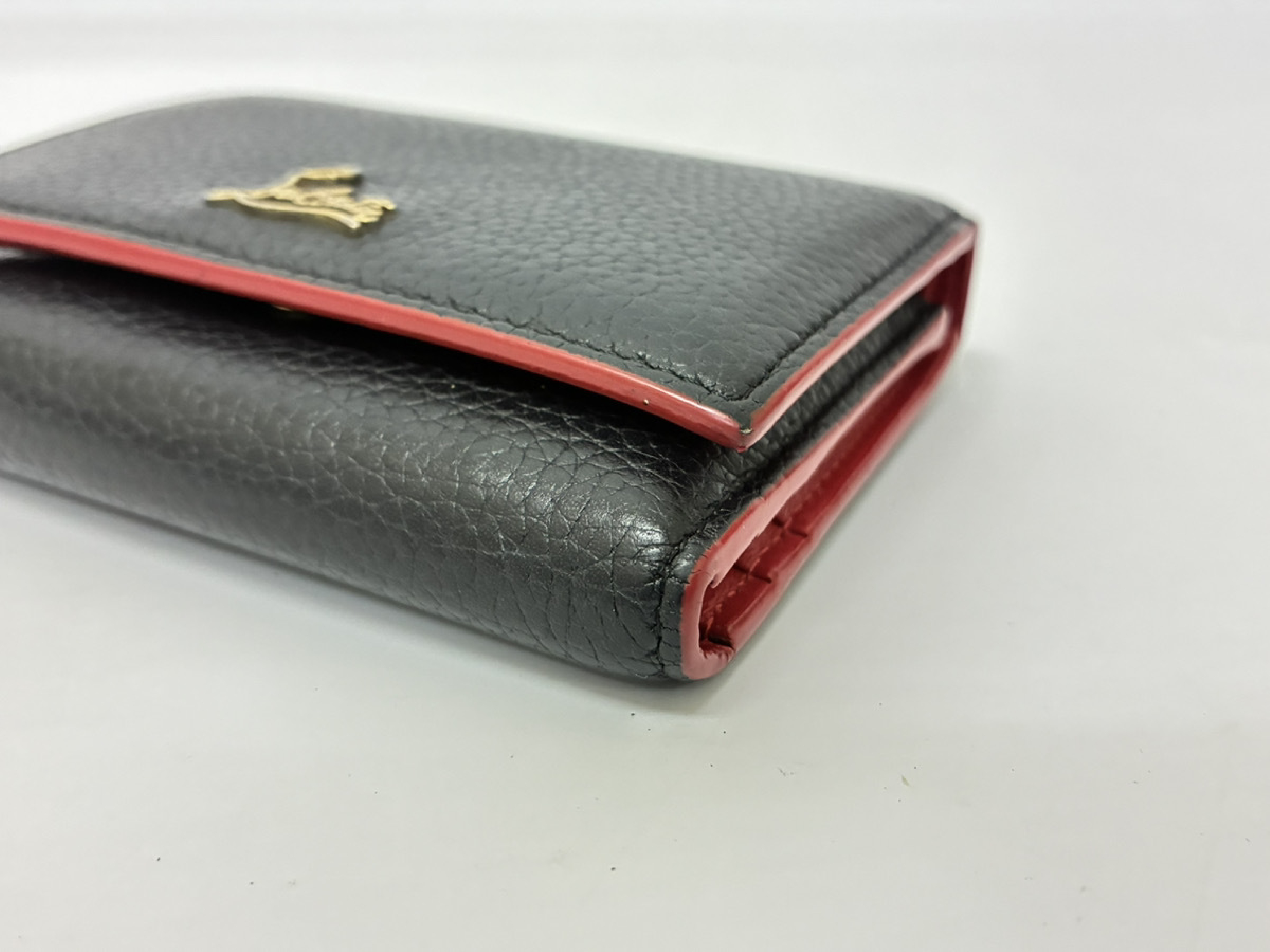 Tri-fold Wallet, Leather/Black — view 4