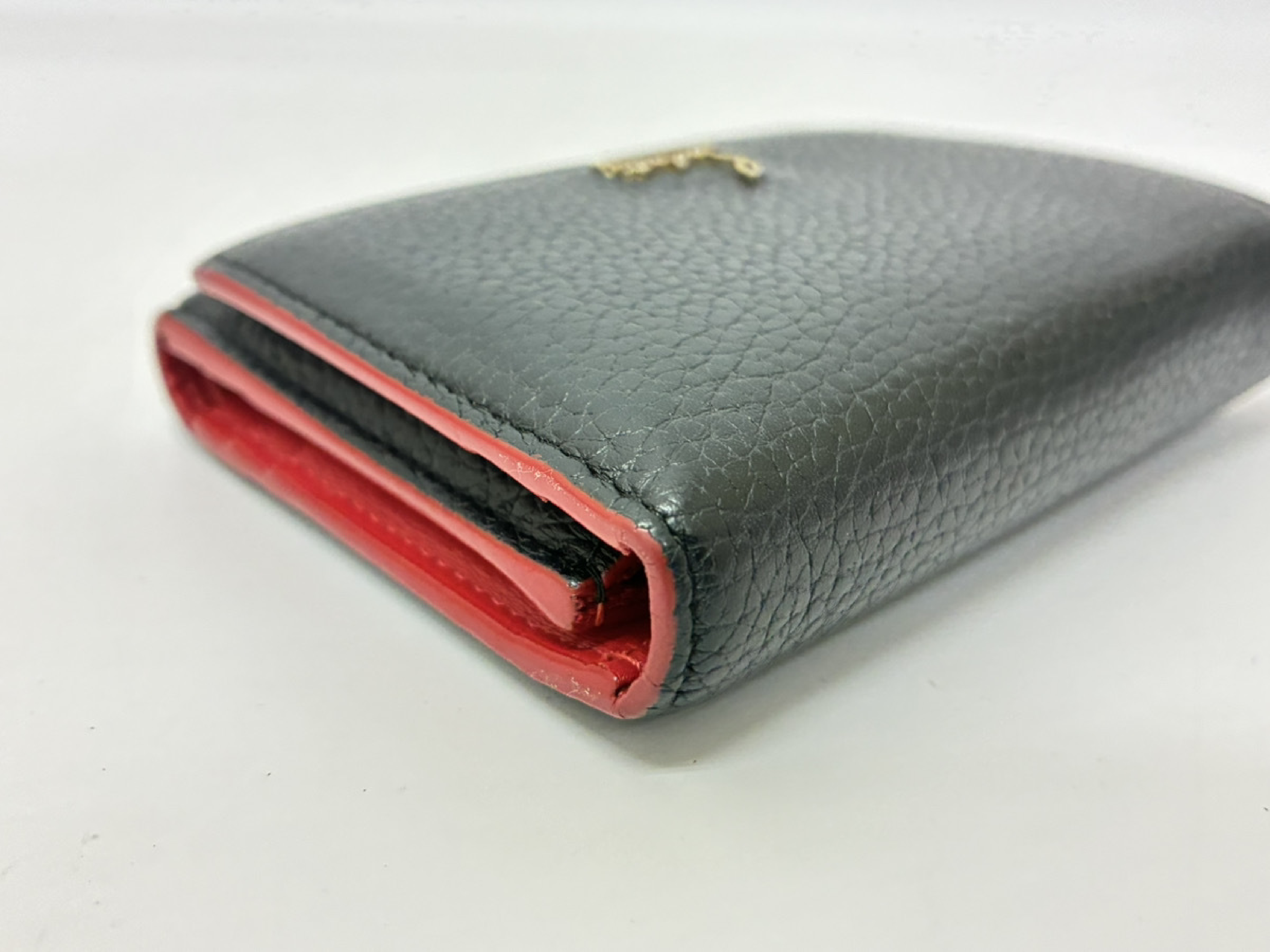Tri-fold Wallet, Leather/Black — view 5