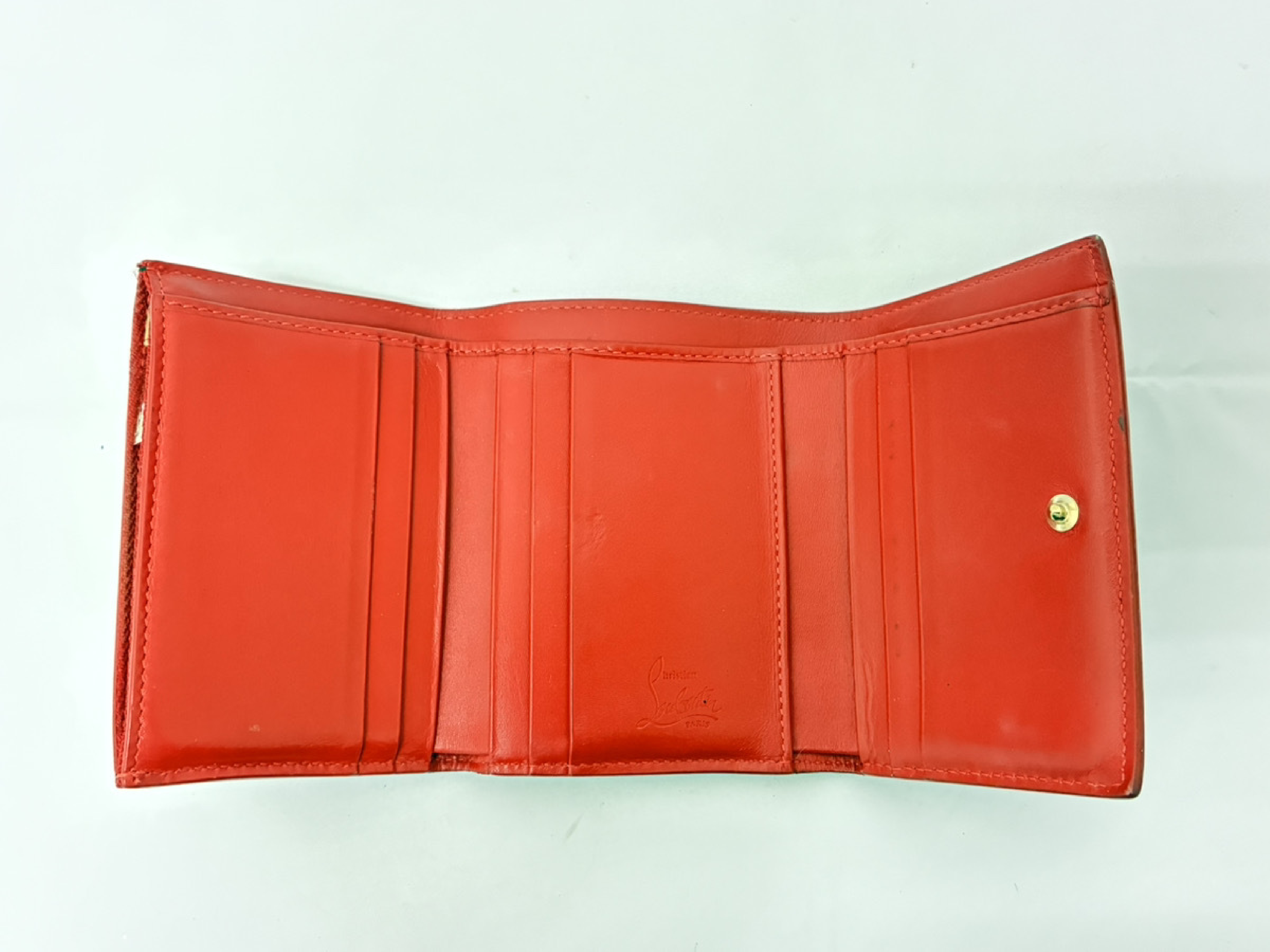 Tri-fold Wallet, Leather/Black — view 7