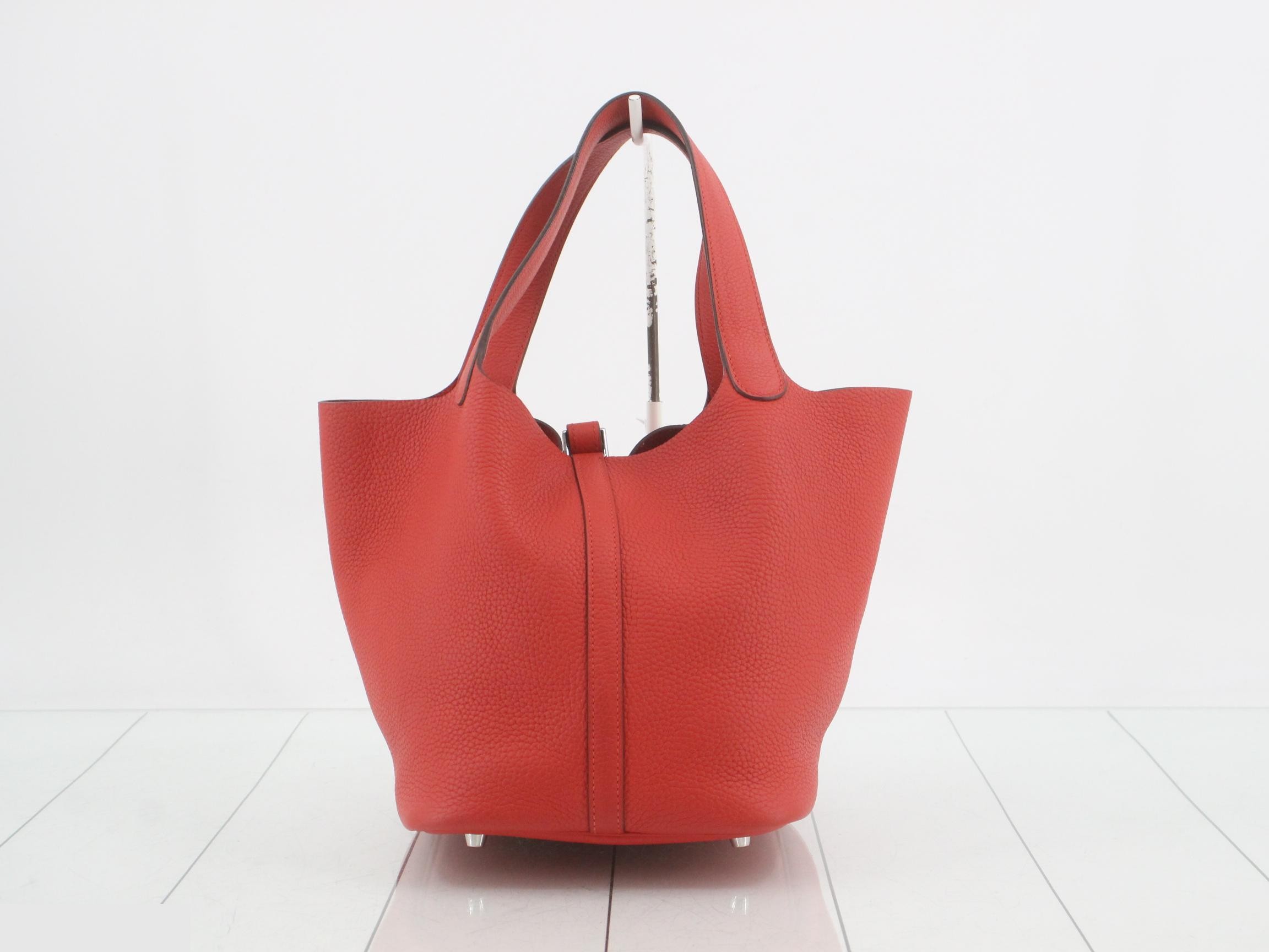 Picotin Lock MM Rouge Casaque — view 2
