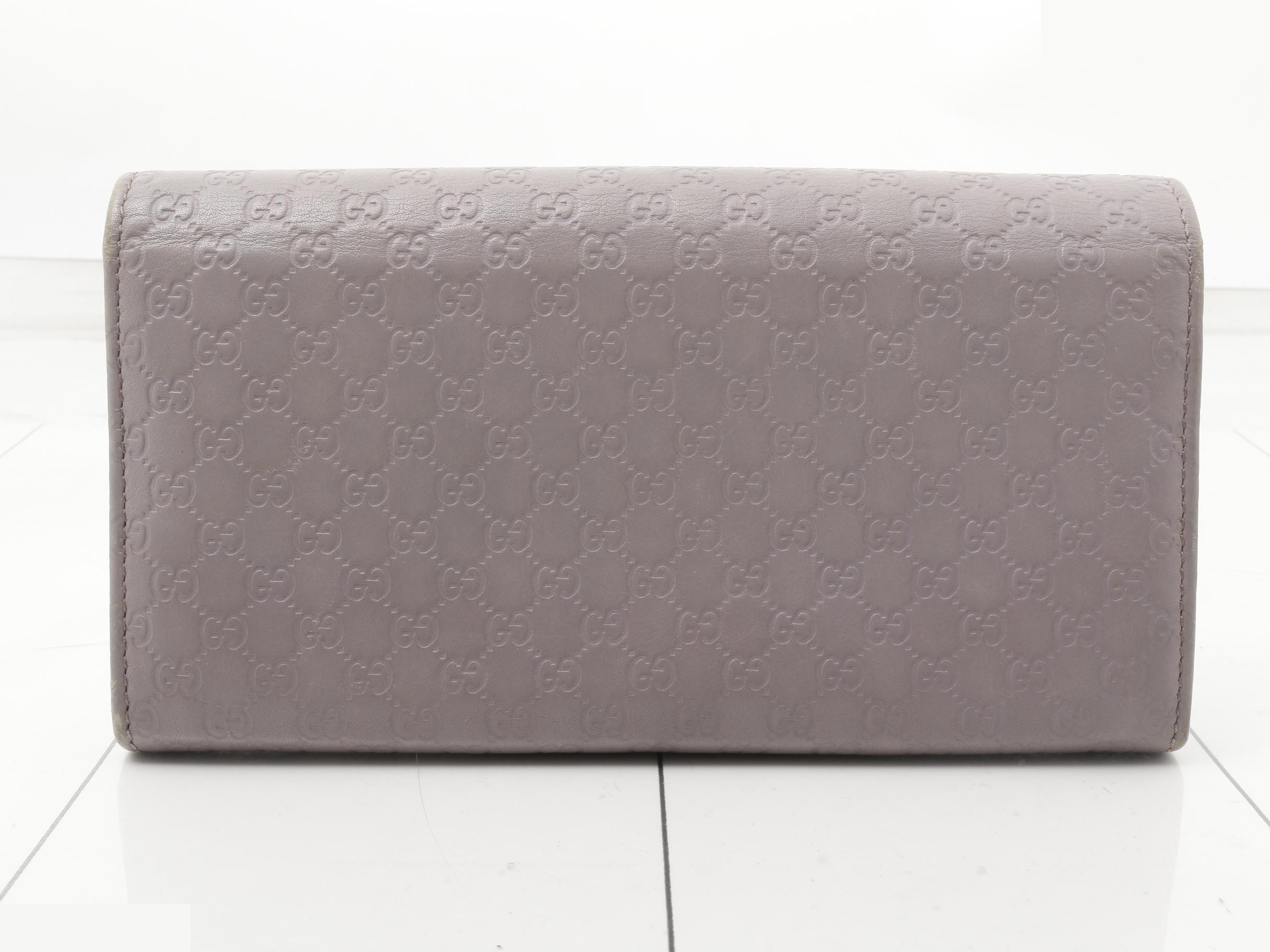 Guccissima Long Wallet, Purple, 291099, 534563 — view 2