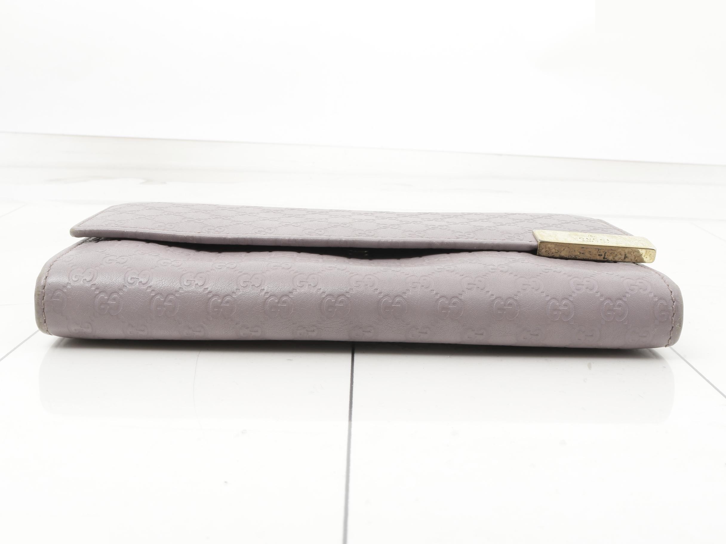 Guccissima Long Wallet, Purple, 291099, 534563 — view 3