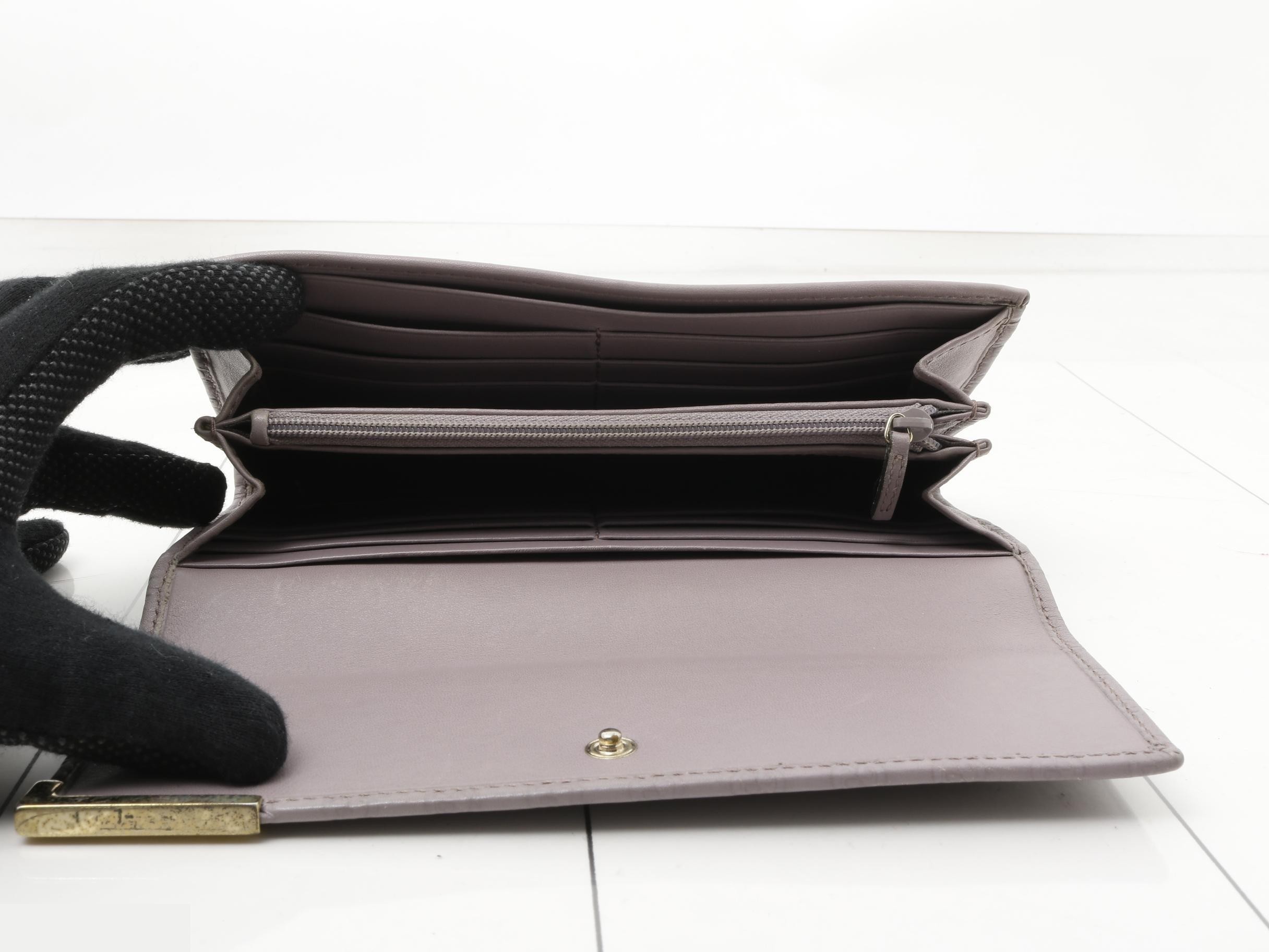 Guccissima Long Wallet, Purple, 291099, 534563 — view 4