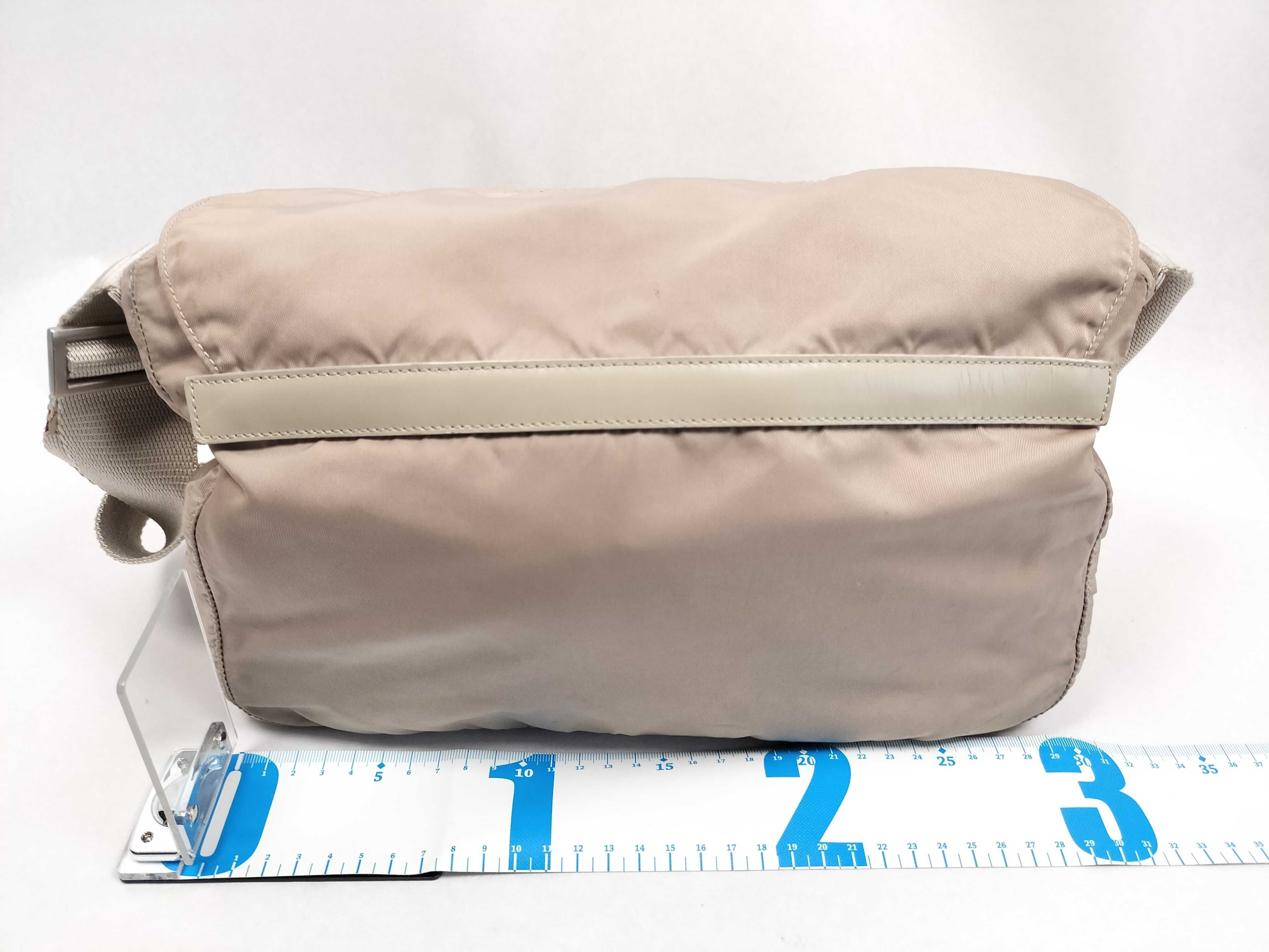 Nylon Prada Triangle Logo Shoulder Bag — view 2