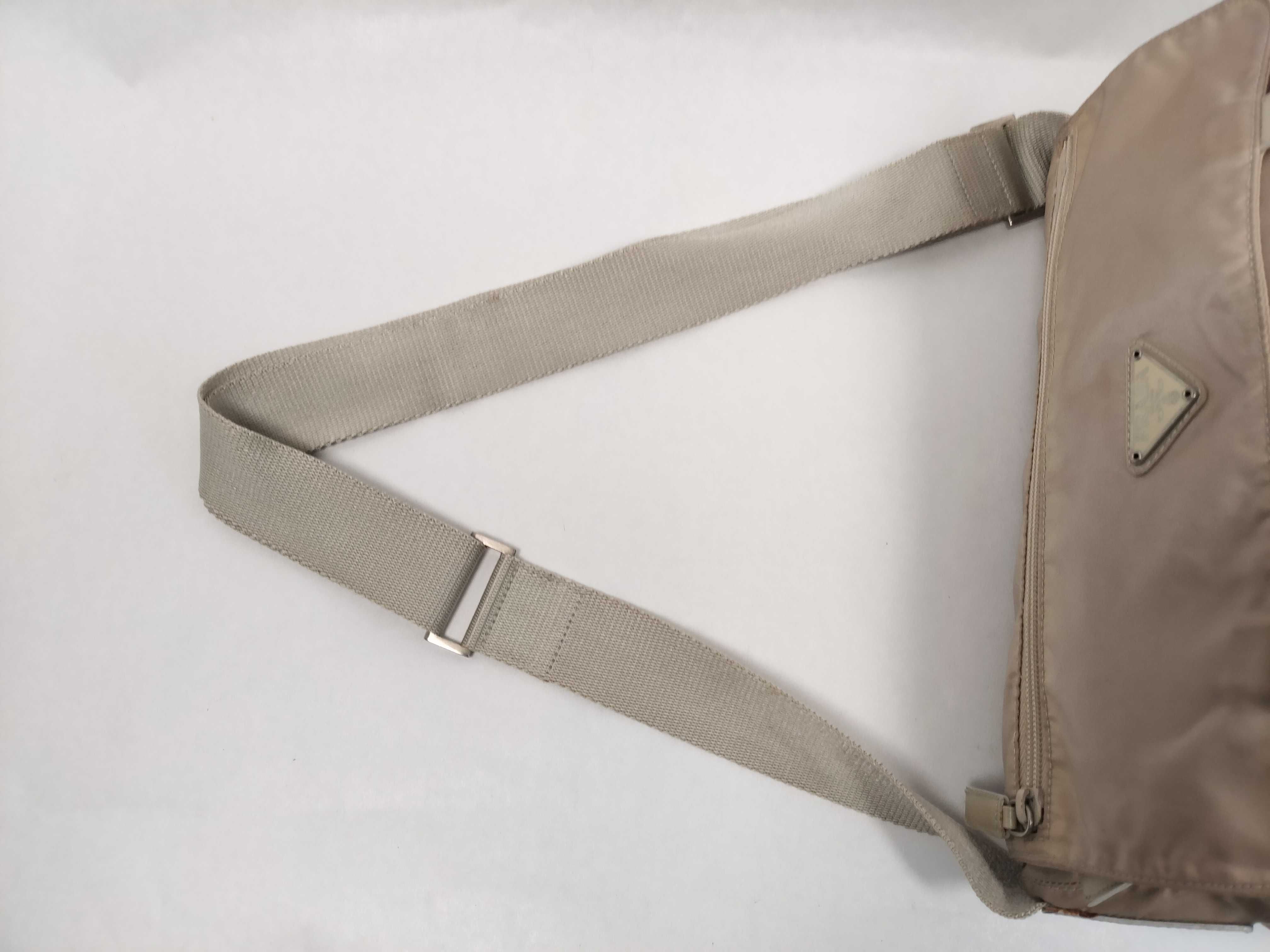 Nylon Prada Triangle Logo Shoulder Bag — view 3