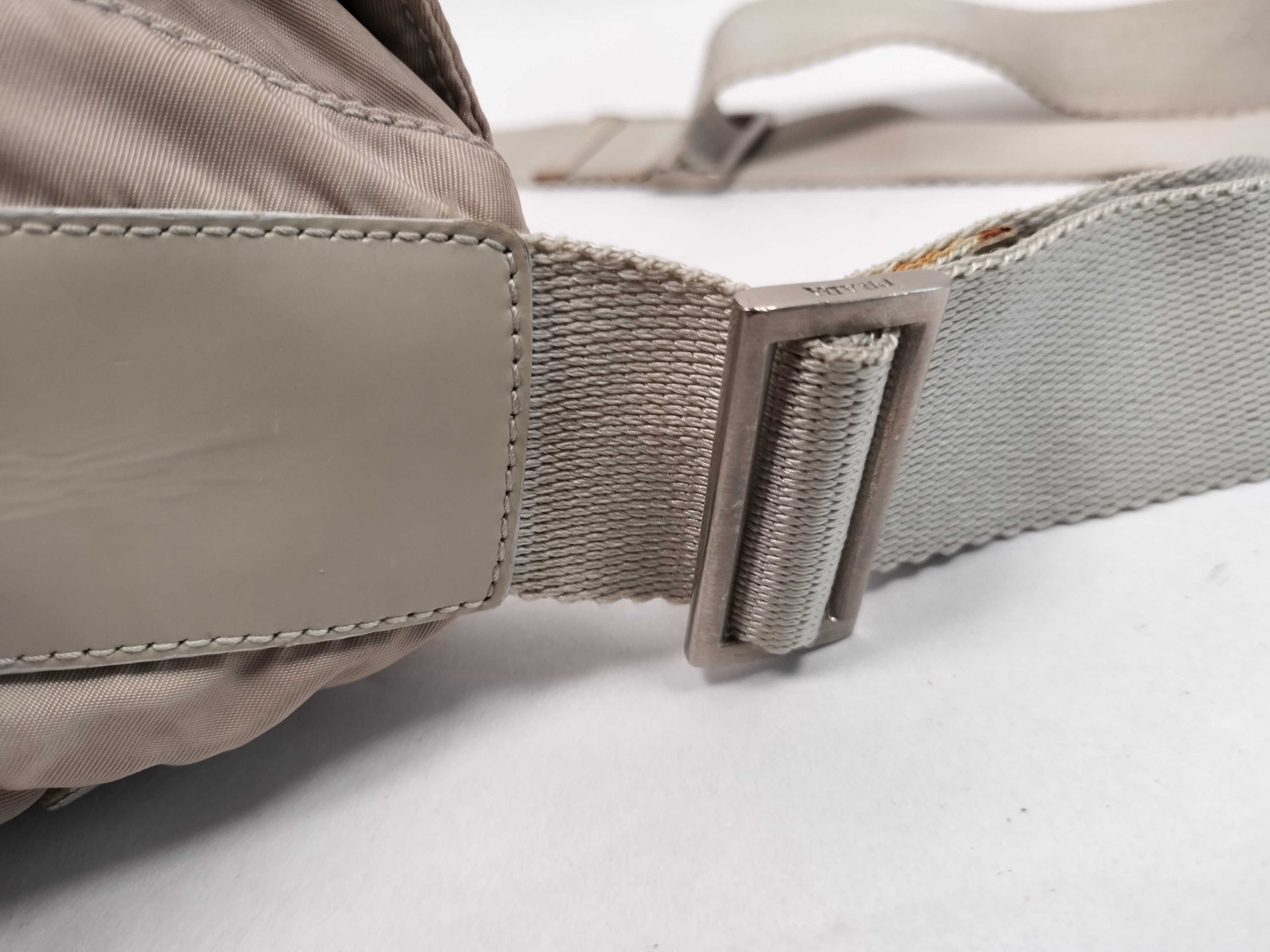 Nylon Prada Triangle Logo Shoulder Bag — view 5
