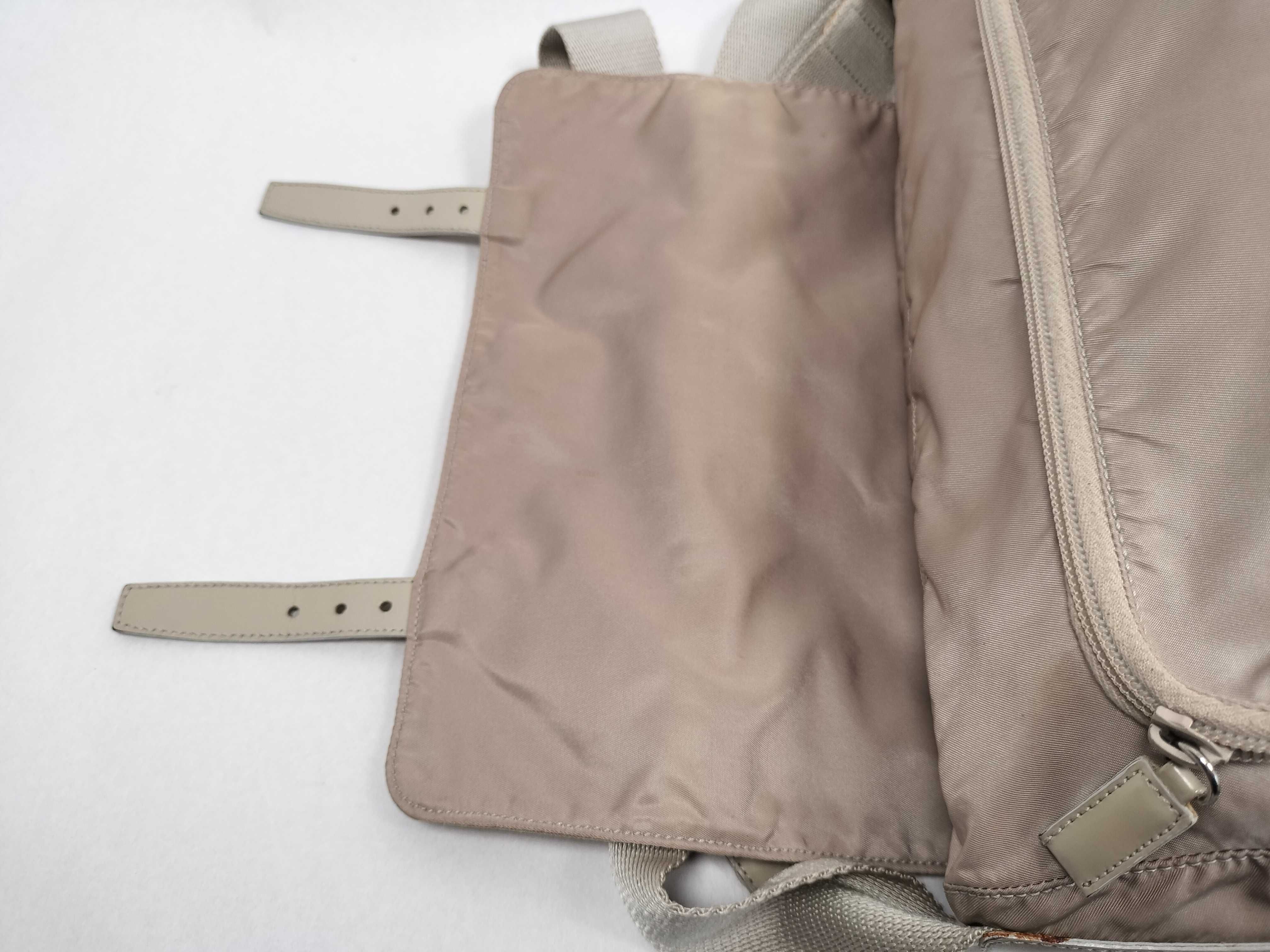 Nylon Prada Triangle Logo Shoulder Bag — view 8