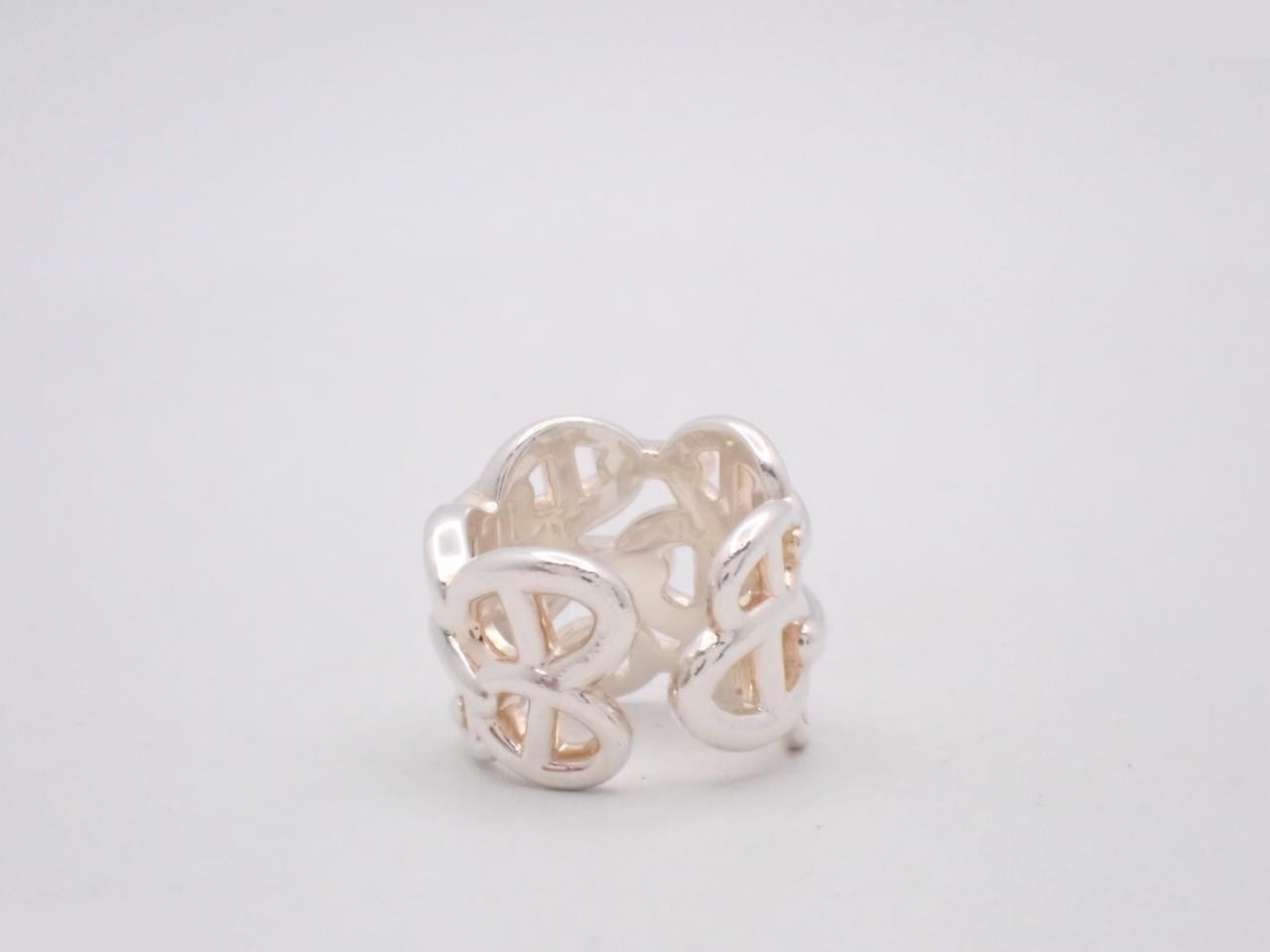 ring, 925 sterling silver, 13.2g, Chaine d'Ancre Enchainée GM — view 2