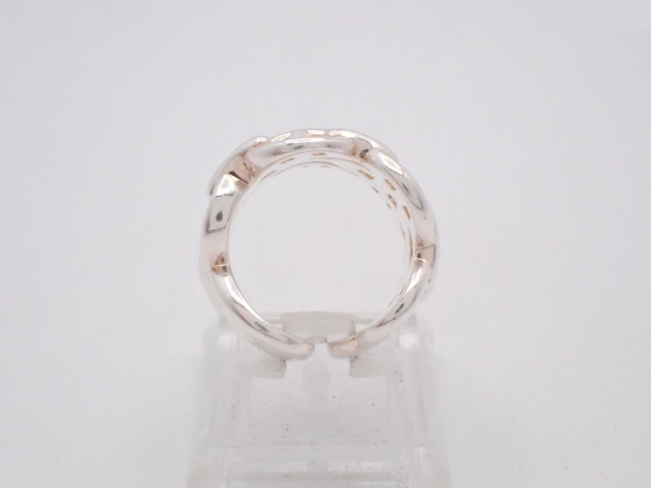 ring, 925 sterling silver, 13.2g, Chaine d'Ancre Enchainée GM — view 3