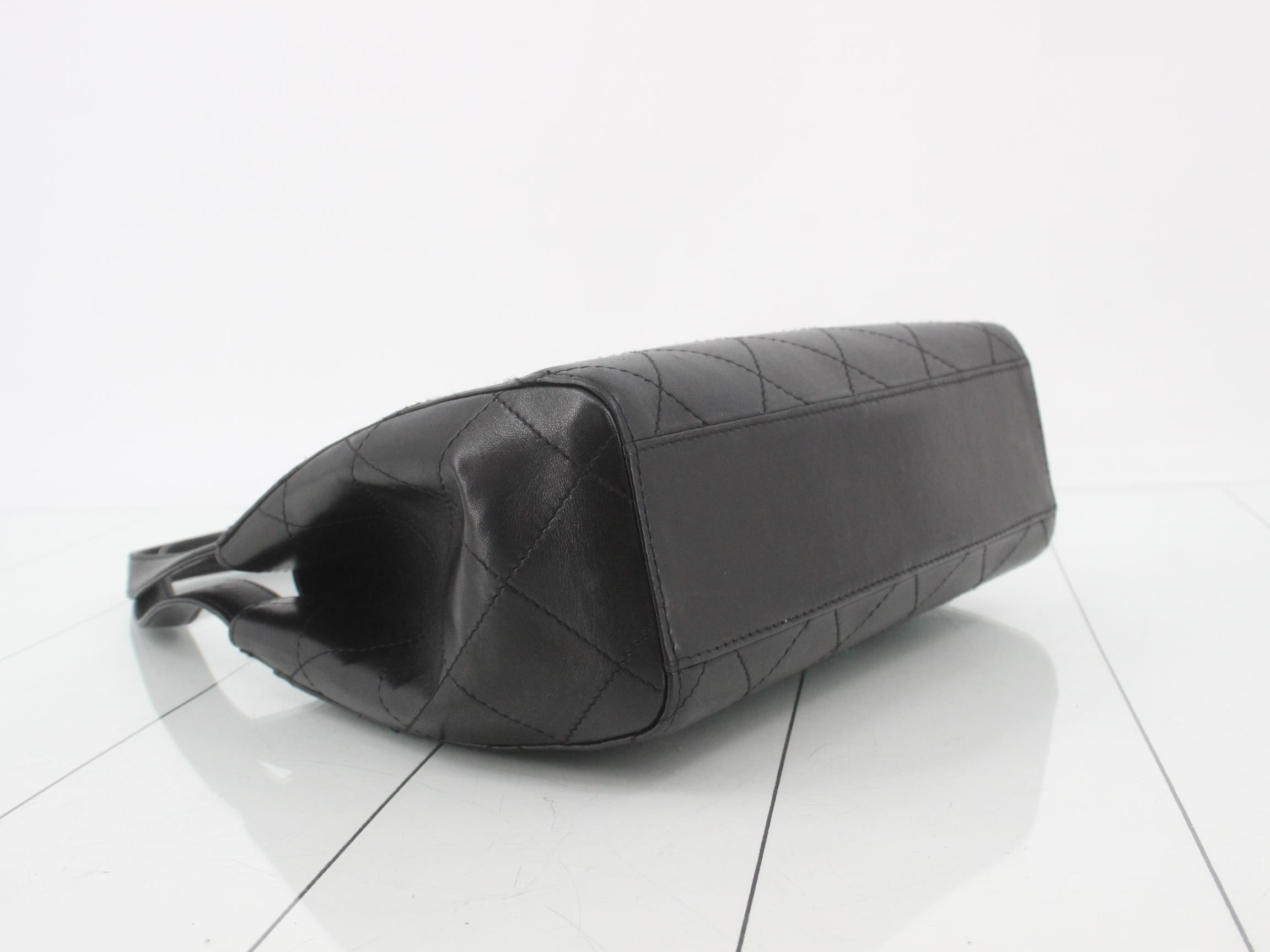 Turnlock Matelassé Mini Handbag — view 5