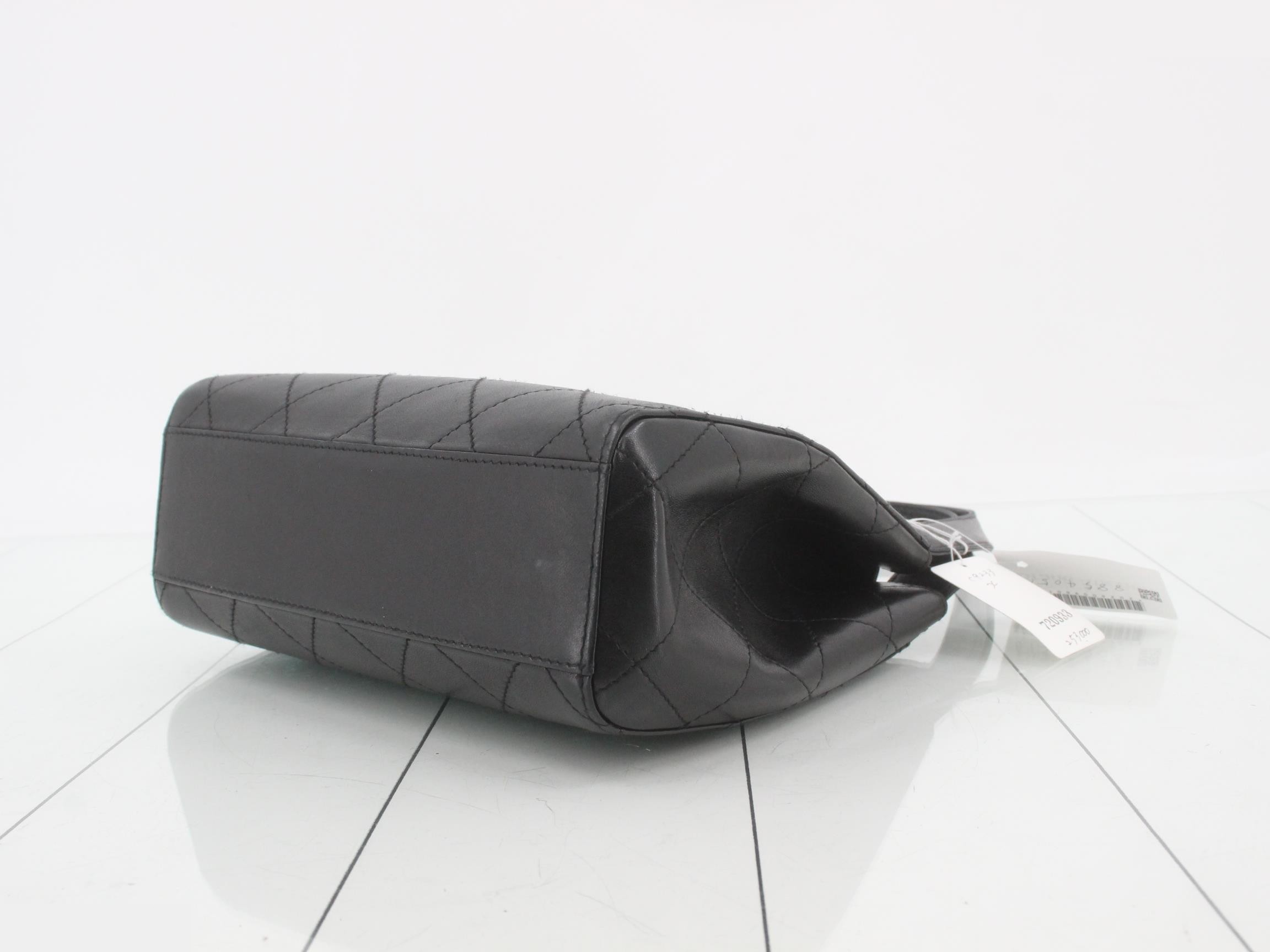 Turnlock Matelassé Mini Handbag — view 6