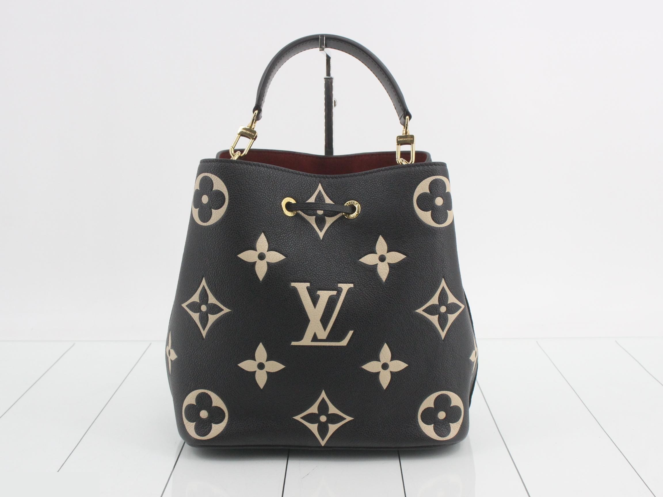 Bicolor Monogram Empreinte NeoNoe MM Handbag — view 2