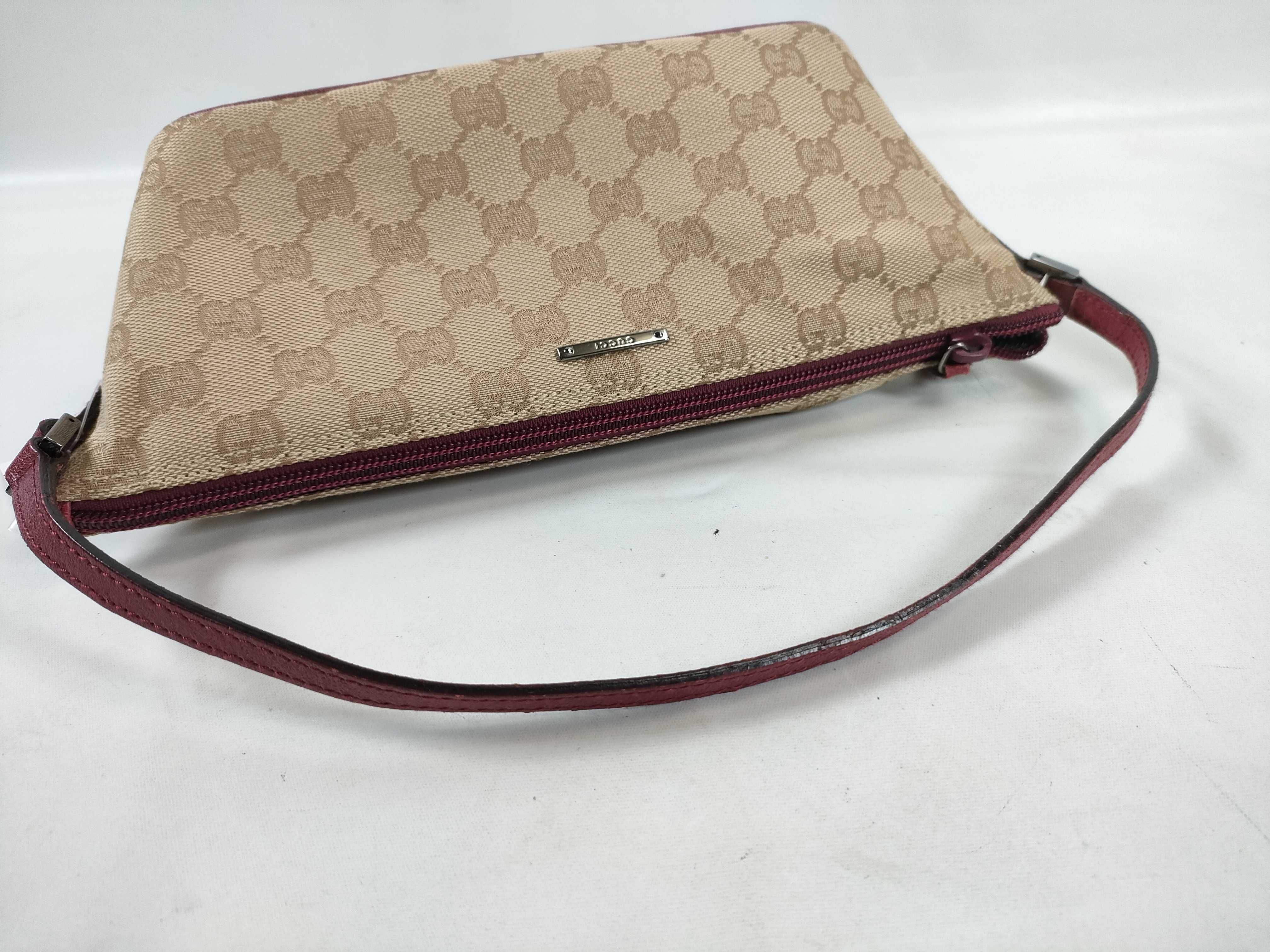 GG Canvas Accessory Pouch — view 3