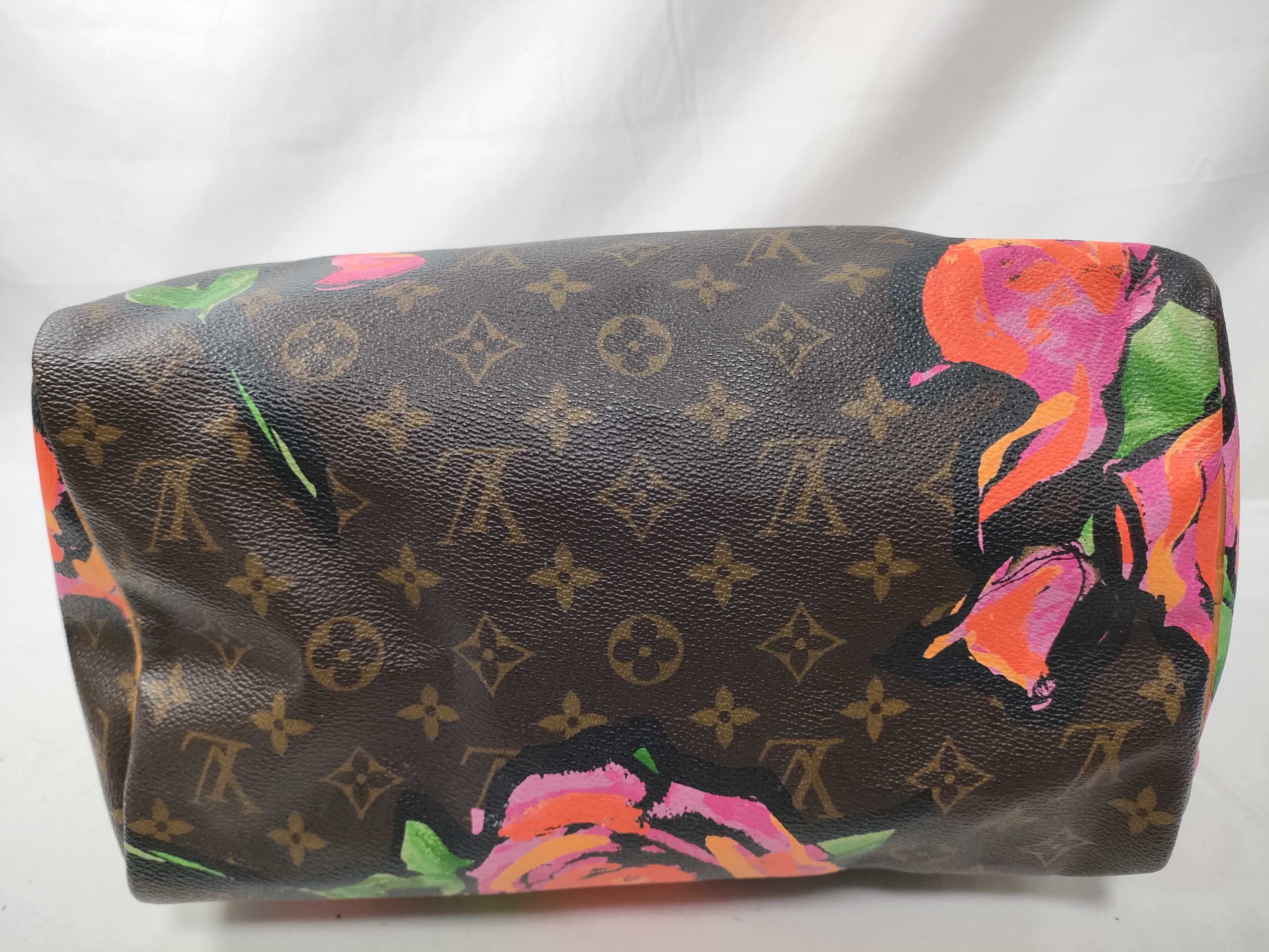 Monogram ID- Cow Skin Monogram Rose Speedy 30 Handbag Brown SP5028 M4861 Handbag — view 10
