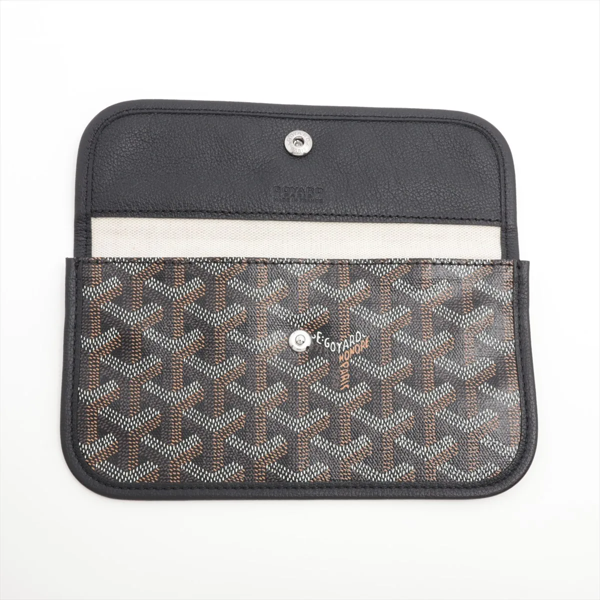Saint Louis PM PVC x Leather Pouch, Black (Pouch only) — view 3