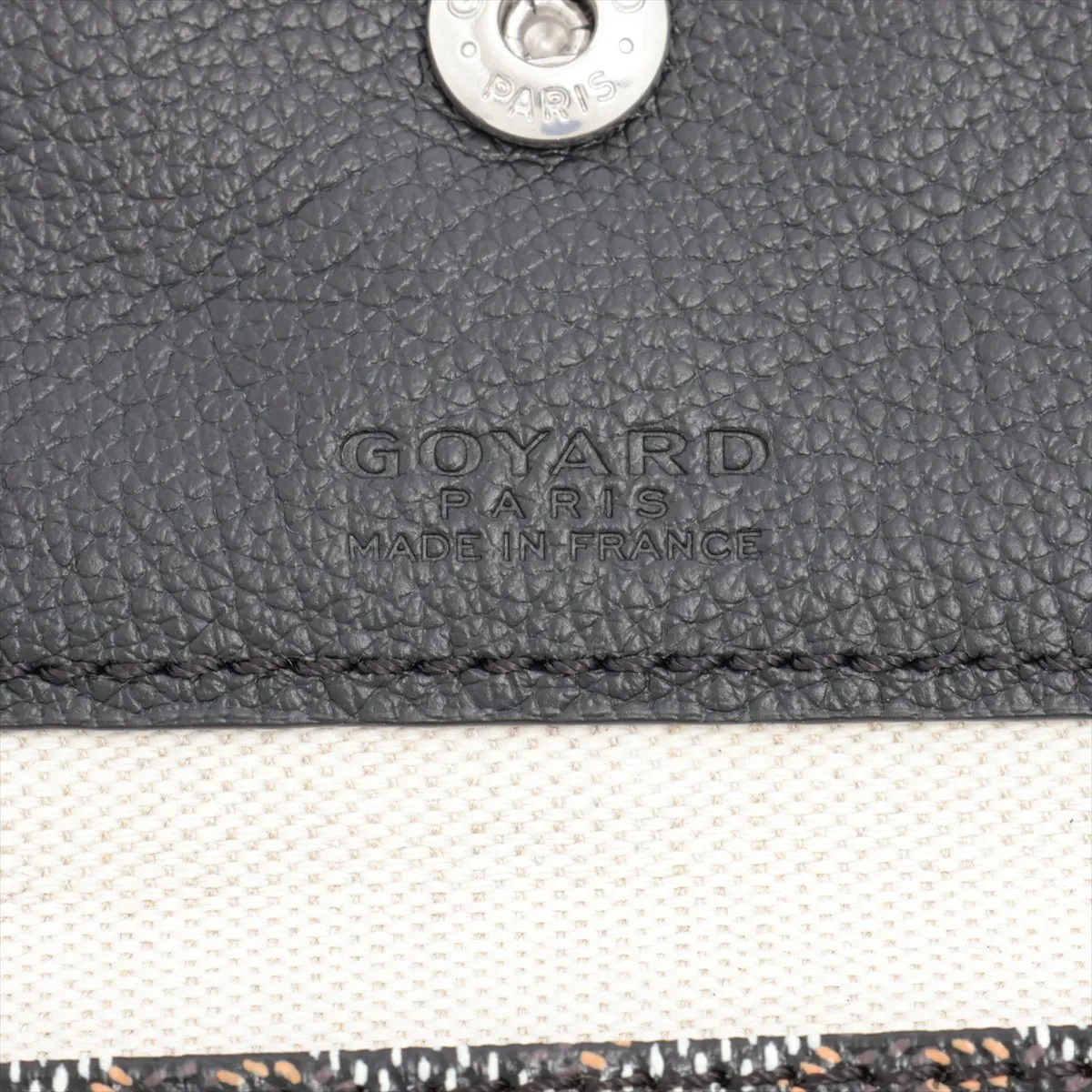 Saint Louis PM PVC x Leather Pouch, Black (Pouch only) — view 6
