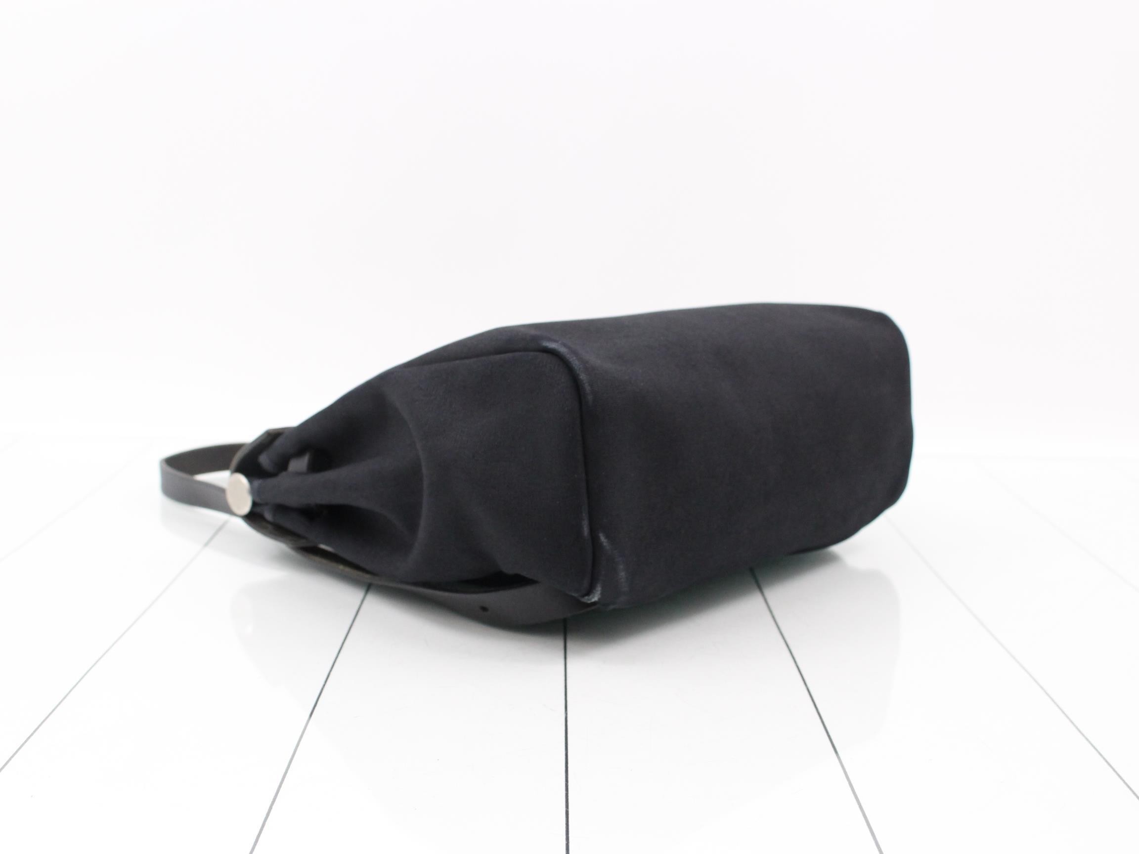 Herbag Ad PM, Black, Silver Hardware, C — view 5