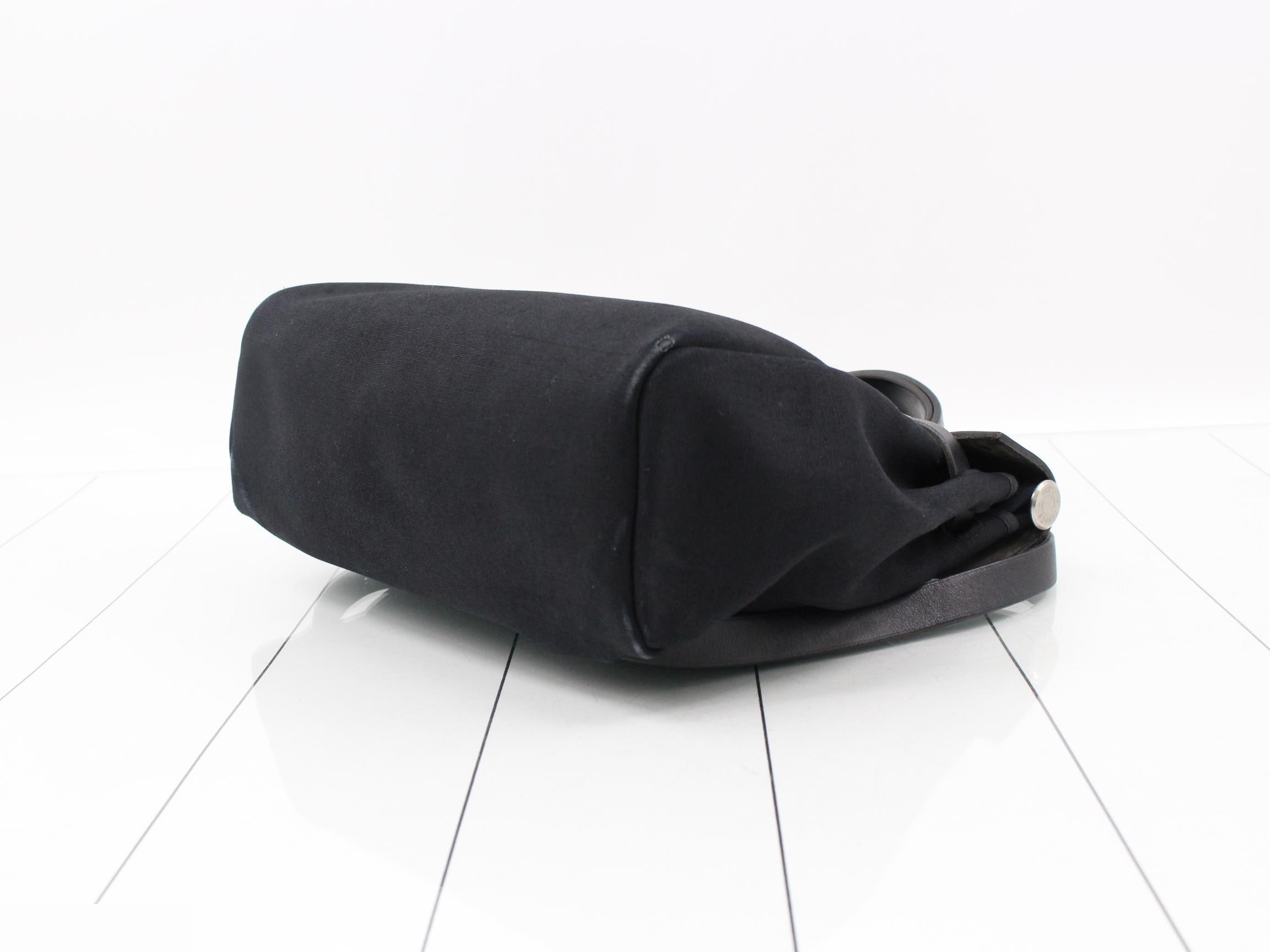 Herbag Ad PM, Black, Silver Hardware, C — view 6