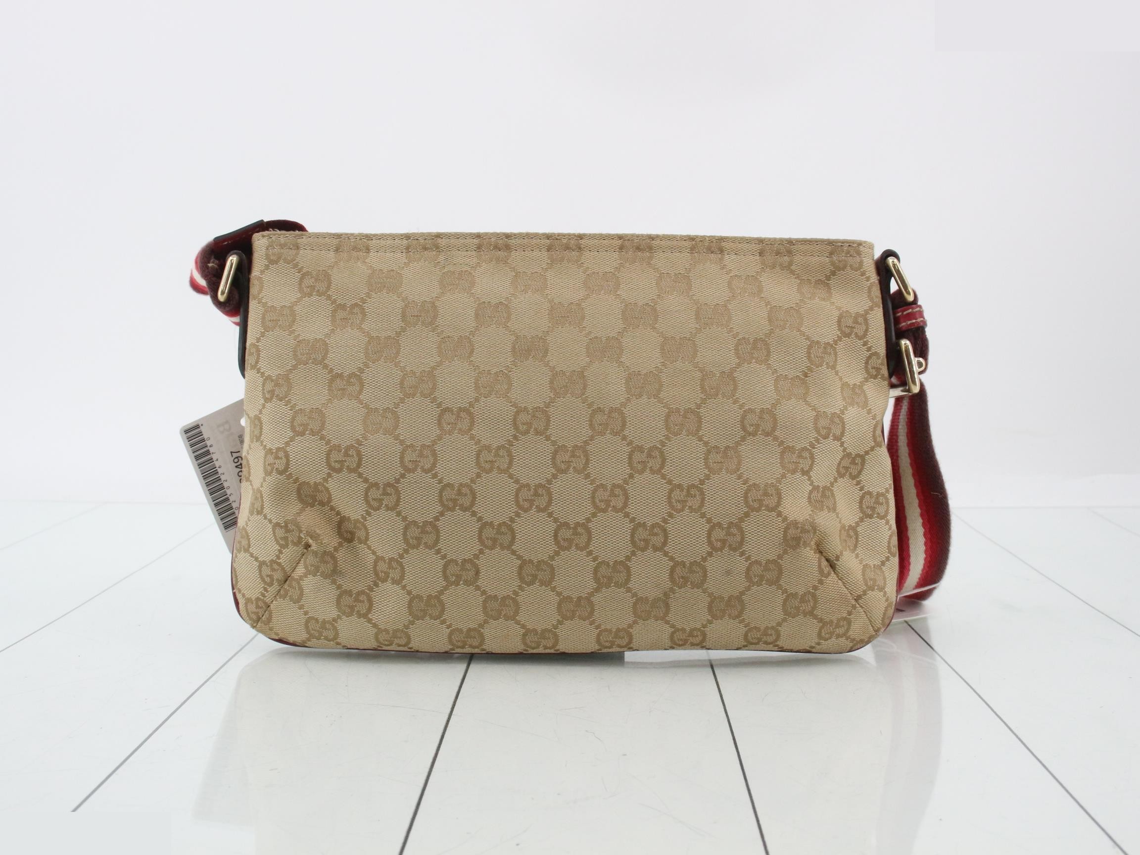 canvas shoulder bag, red, 189749, 001998 — view 2