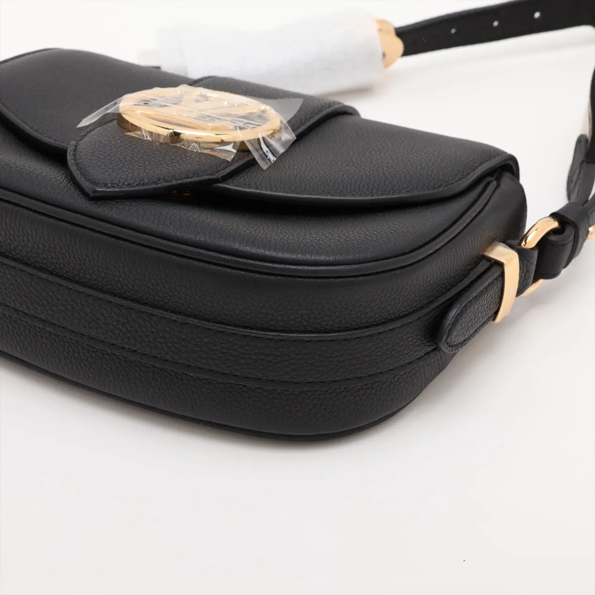 LV logo Pont Neuf Soft PM M58727 Black (RFID detected) — view 3