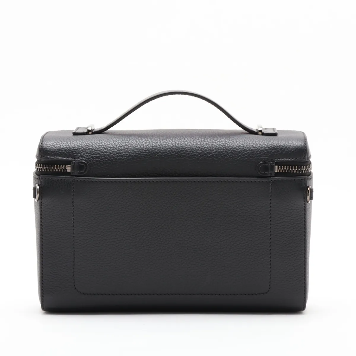 Kipi Pouch Leather 2-Way Vanity Bag Black — view 2
