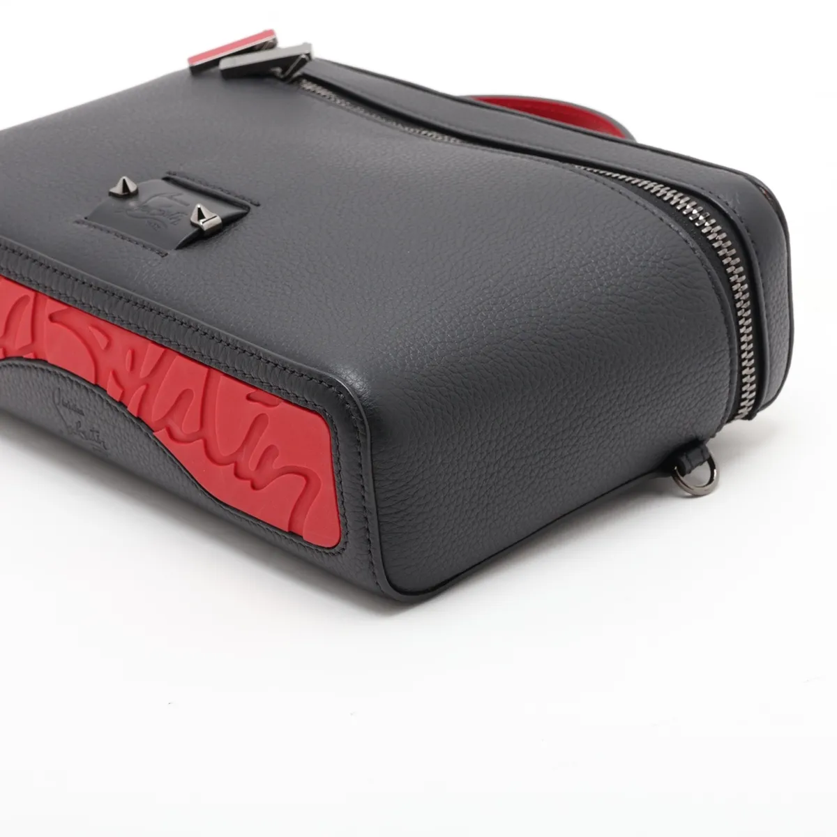 Kipi Pouch Leather 2-Way Vanity Bag Black — view 3