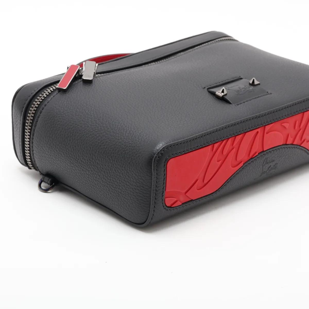 Kipi Pouch Leather 2-Way Vanity Bag Black — view 4