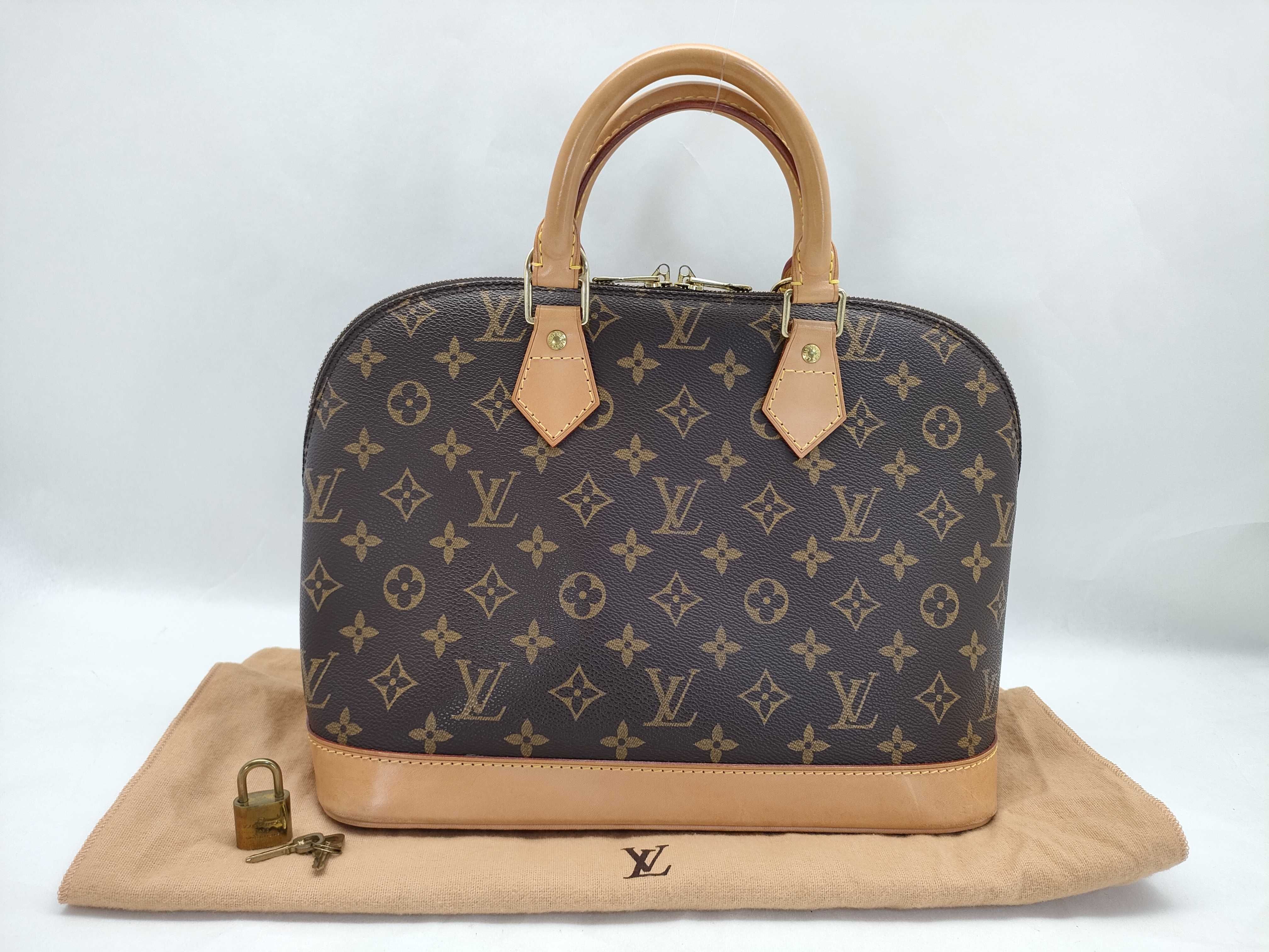 Monogram Alma M51130 FL0021 Brown Handbag